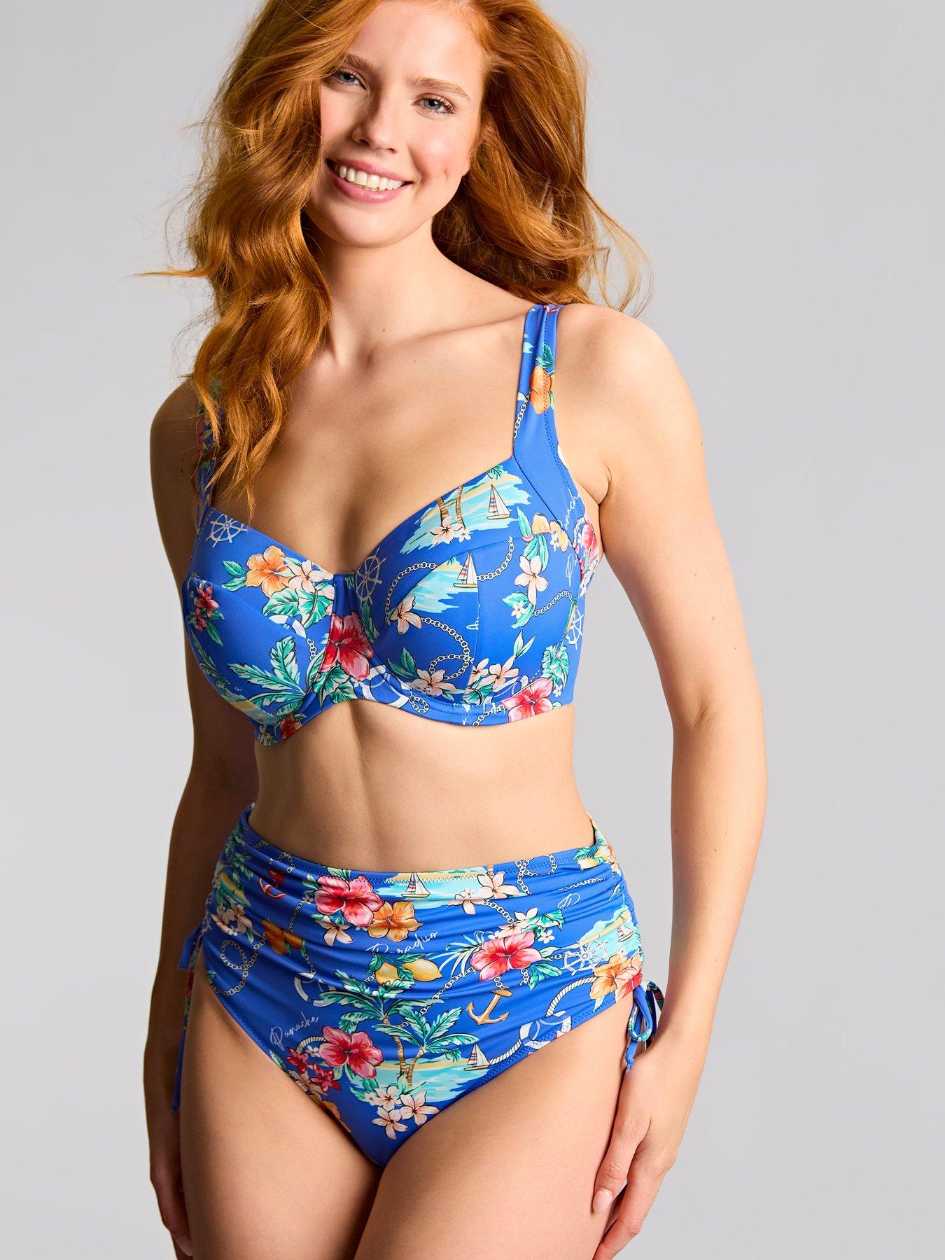 Image 3 of 6 of Panache Paradiso Print Olivia Full Cup Bikini Top