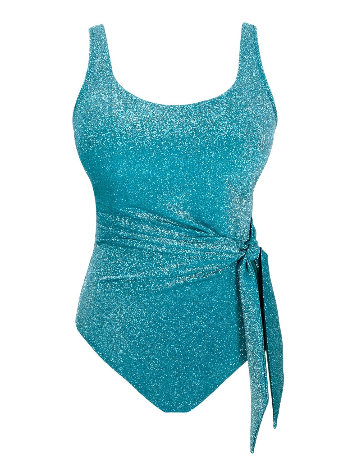  image of panache-sparkle-teal-gigi-swimsuit
