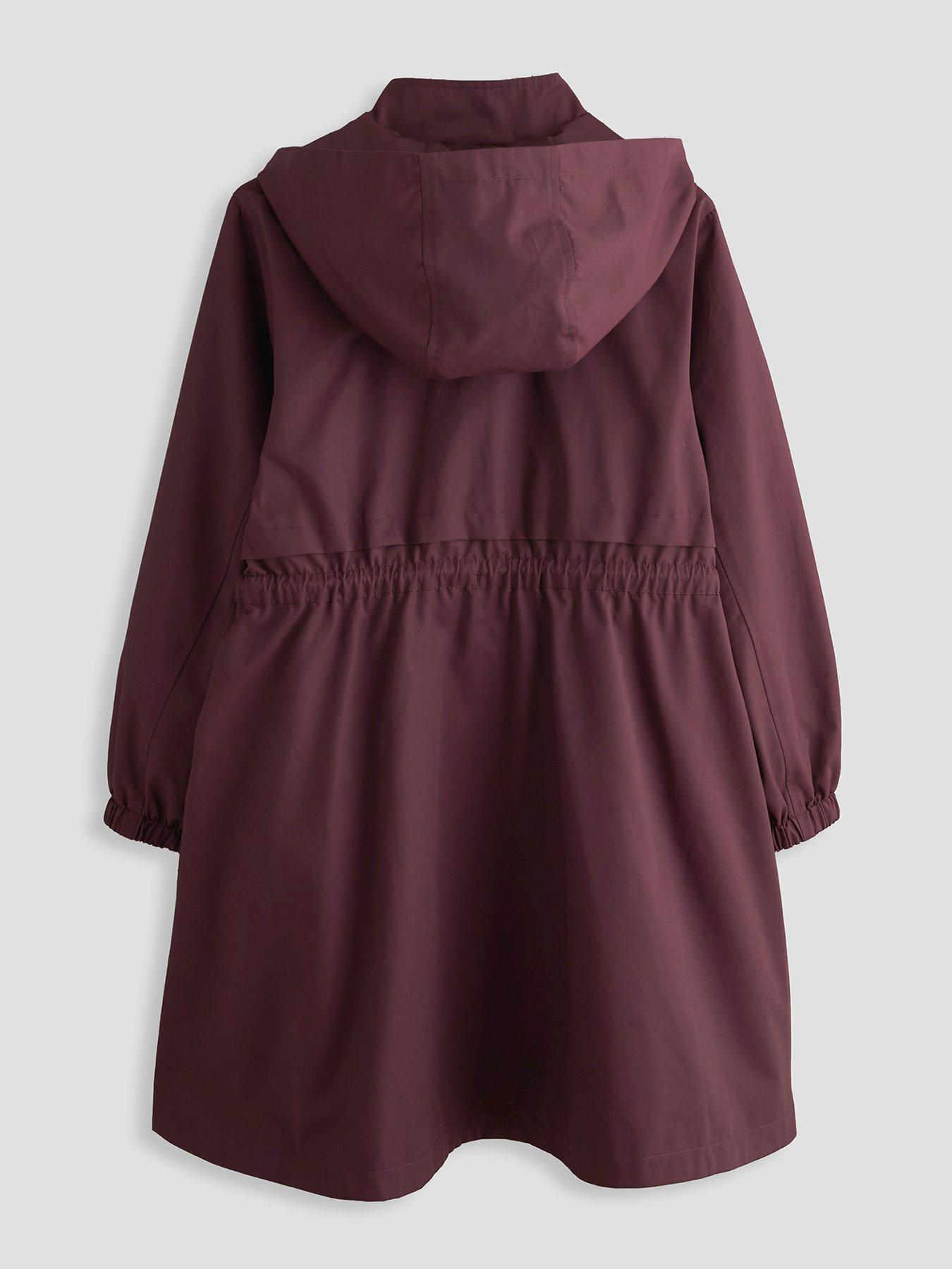 Image 2 of 6 of The Very Collection Girls Regular Knee Length Rain Jacket (3 - 16 years) - Purple