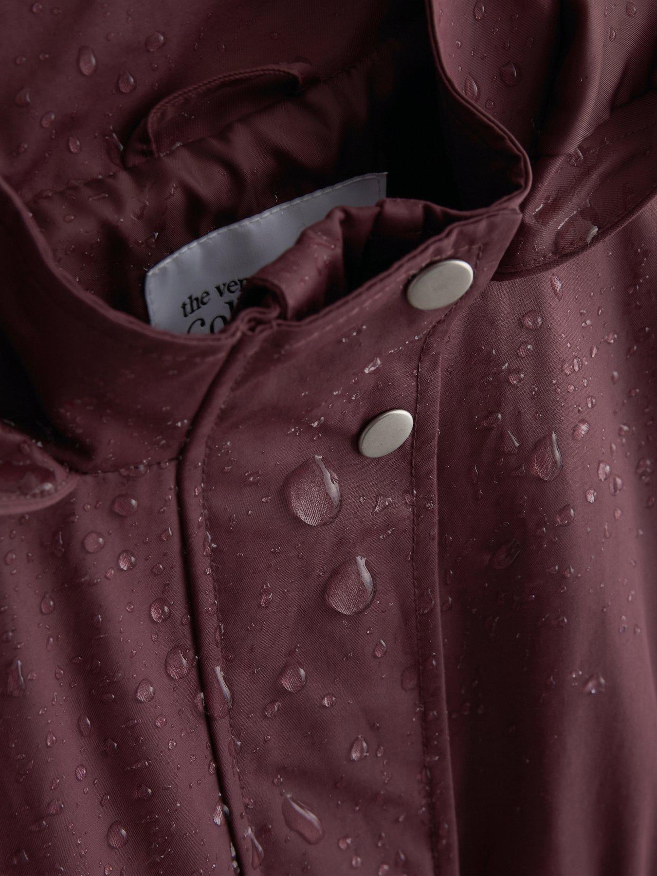 Image 5 of 6 of The Very Collection Girls Regular Knee Length Rain Jacket (3 - 16 years) - Purple