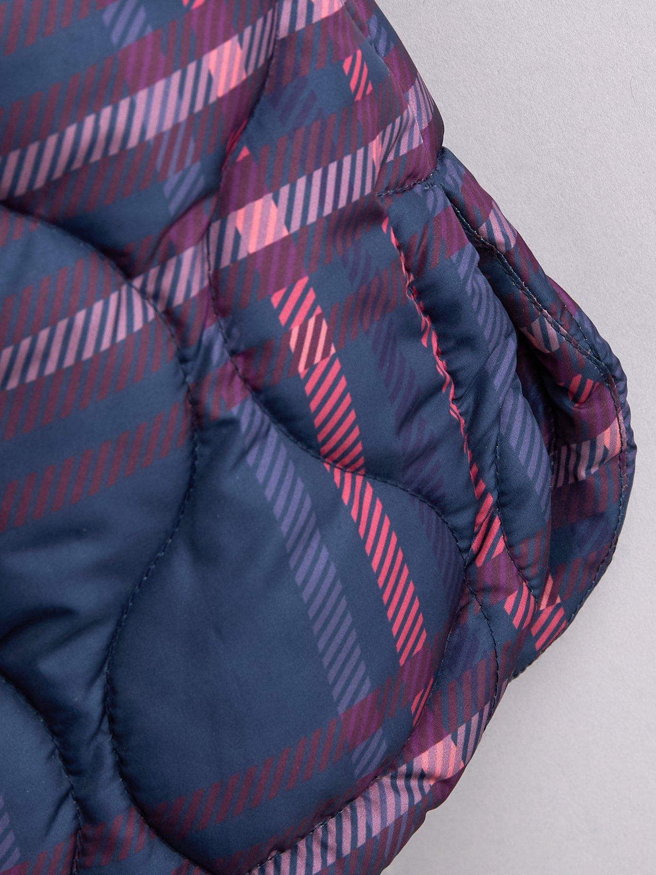Image 5 of 5 of The Very Collection Girls Quilted Regular Knee Length Coat (5 - 16 Years) - Blue