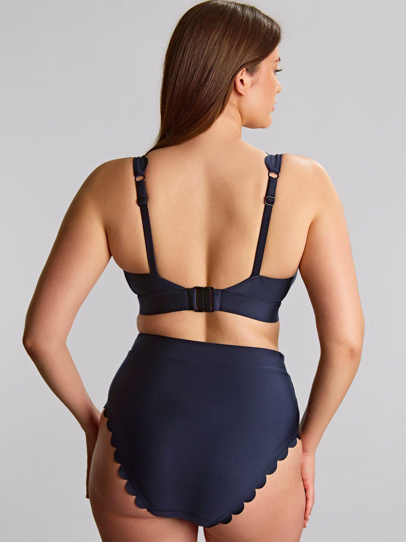 Image 2 of 4 of Panache Signature Ink Blue Kara Non Wired Bikini Top - Blue