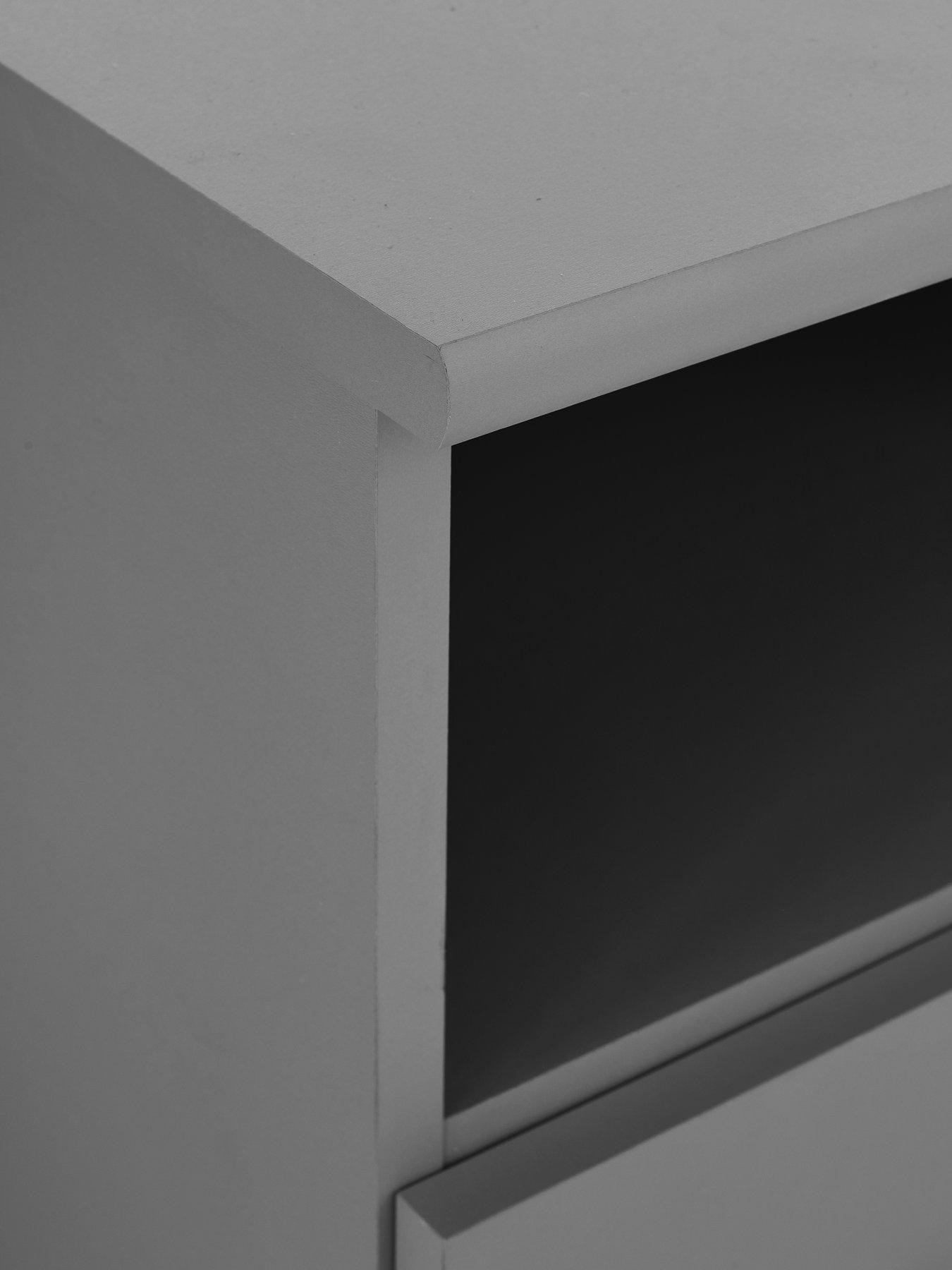 Image 7 of 7 of The Very Collection Panama 1 Drawer Bedside Cabinet - Grey - FSC&reg; Certified