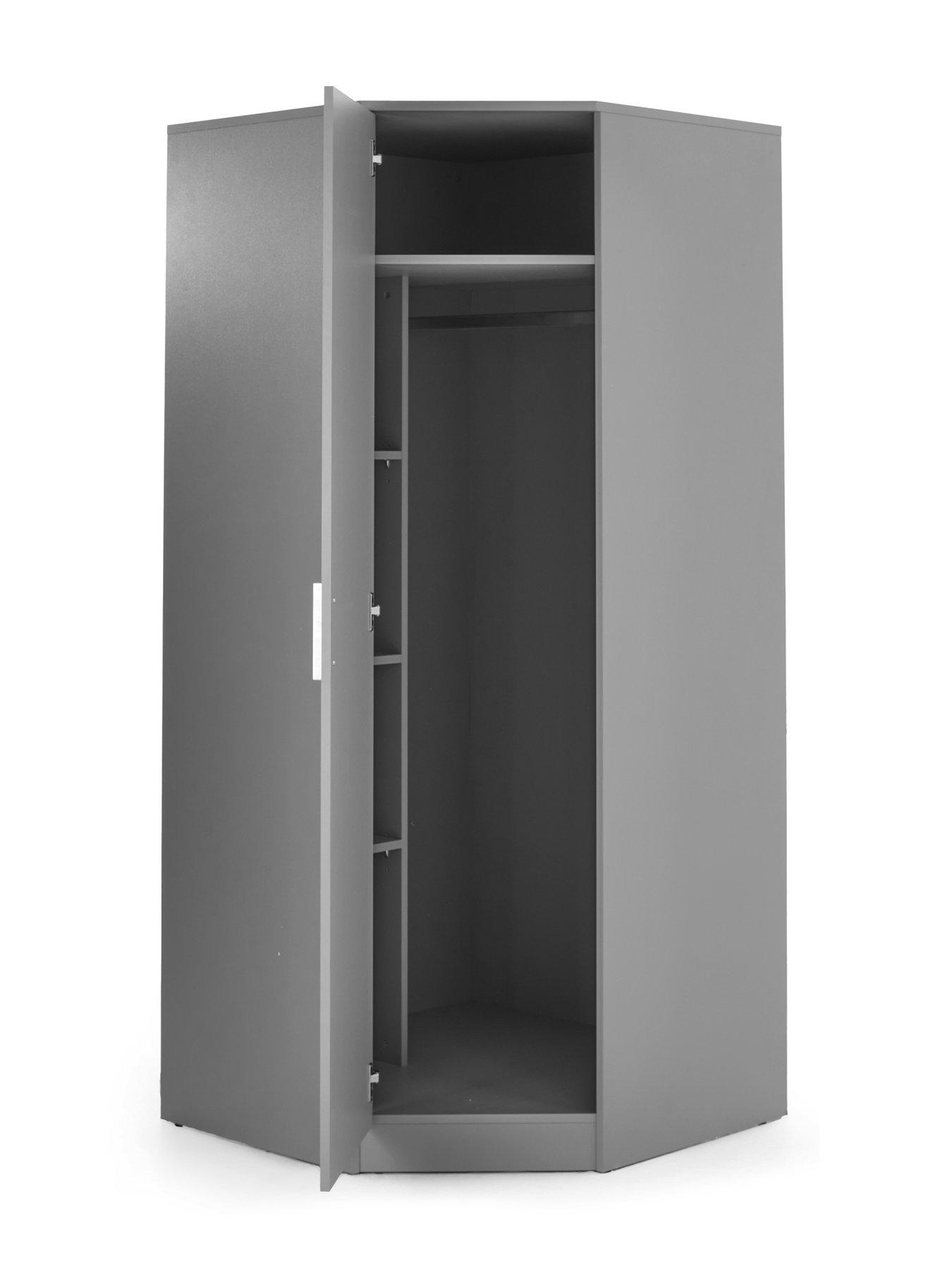 Image 4 of 7 of The Very Collection Panama Corner Wardrobe - Grey - FSC&reg; Certified