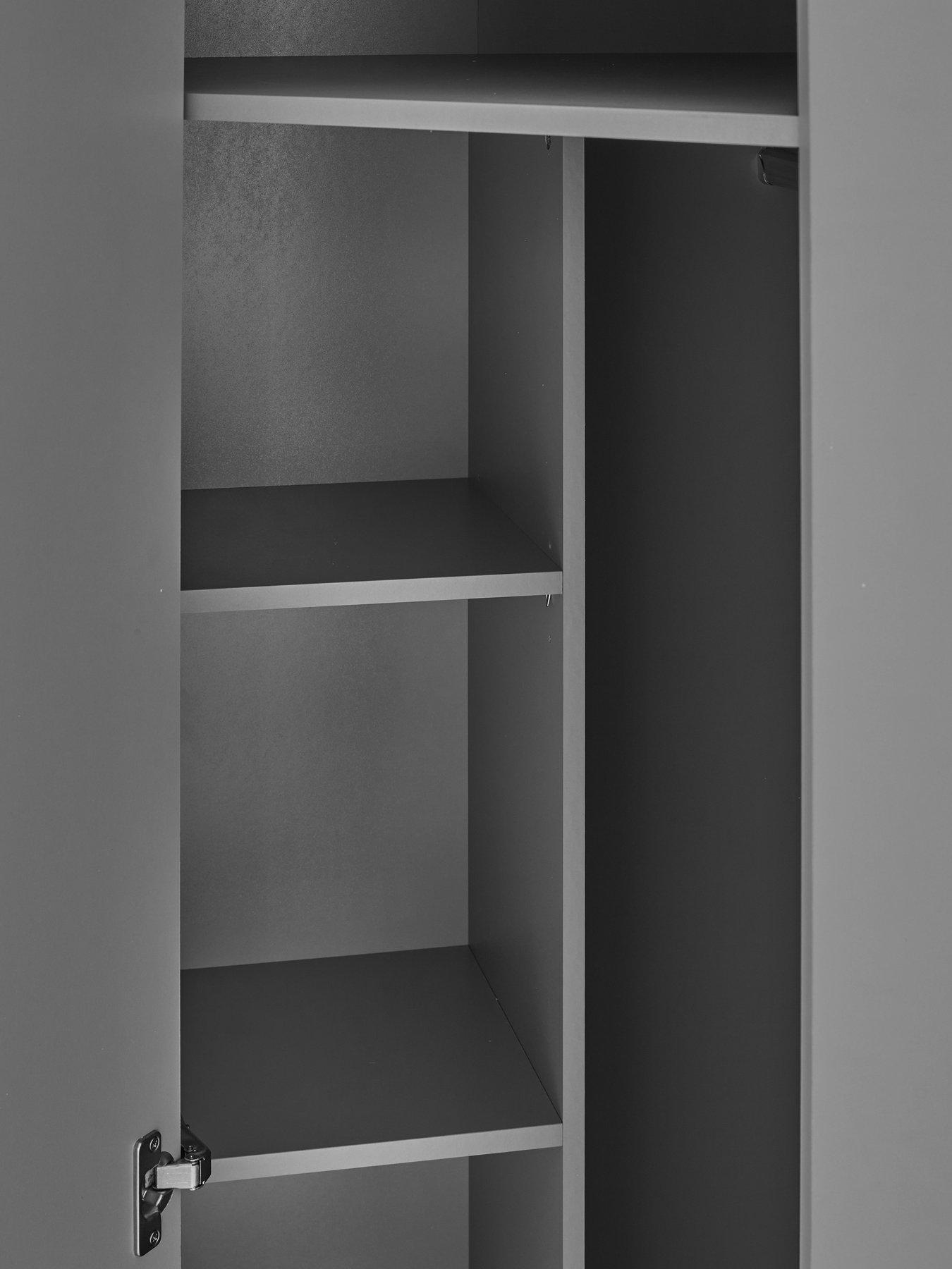 Image 6 of 7 of The Very Collection Panama Corner Wardrobe - Grey - FSC&reg; Certified