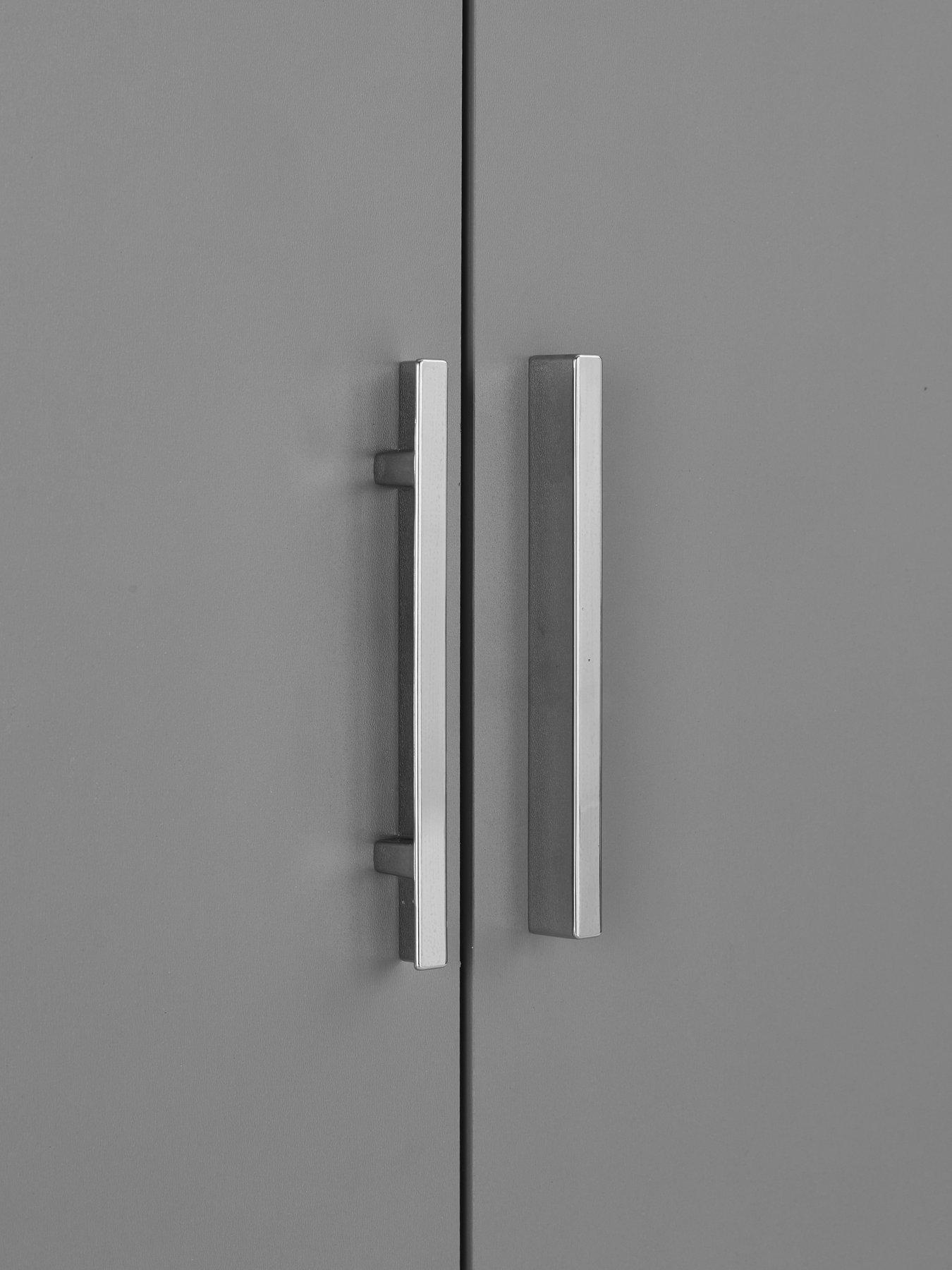 Image 5 of 7 of The Very Collection Panama 4 Door 4 Drawer Combi Fitment with Mirror - Grey - FSC&reg; Certified
