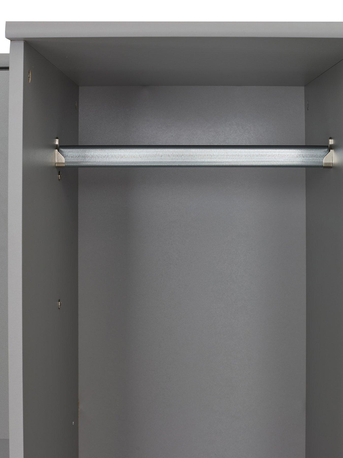 Image 7 of 7 of The Very Collection Panama Overbed Wardrobe - Grey - FSC&reg; Certified