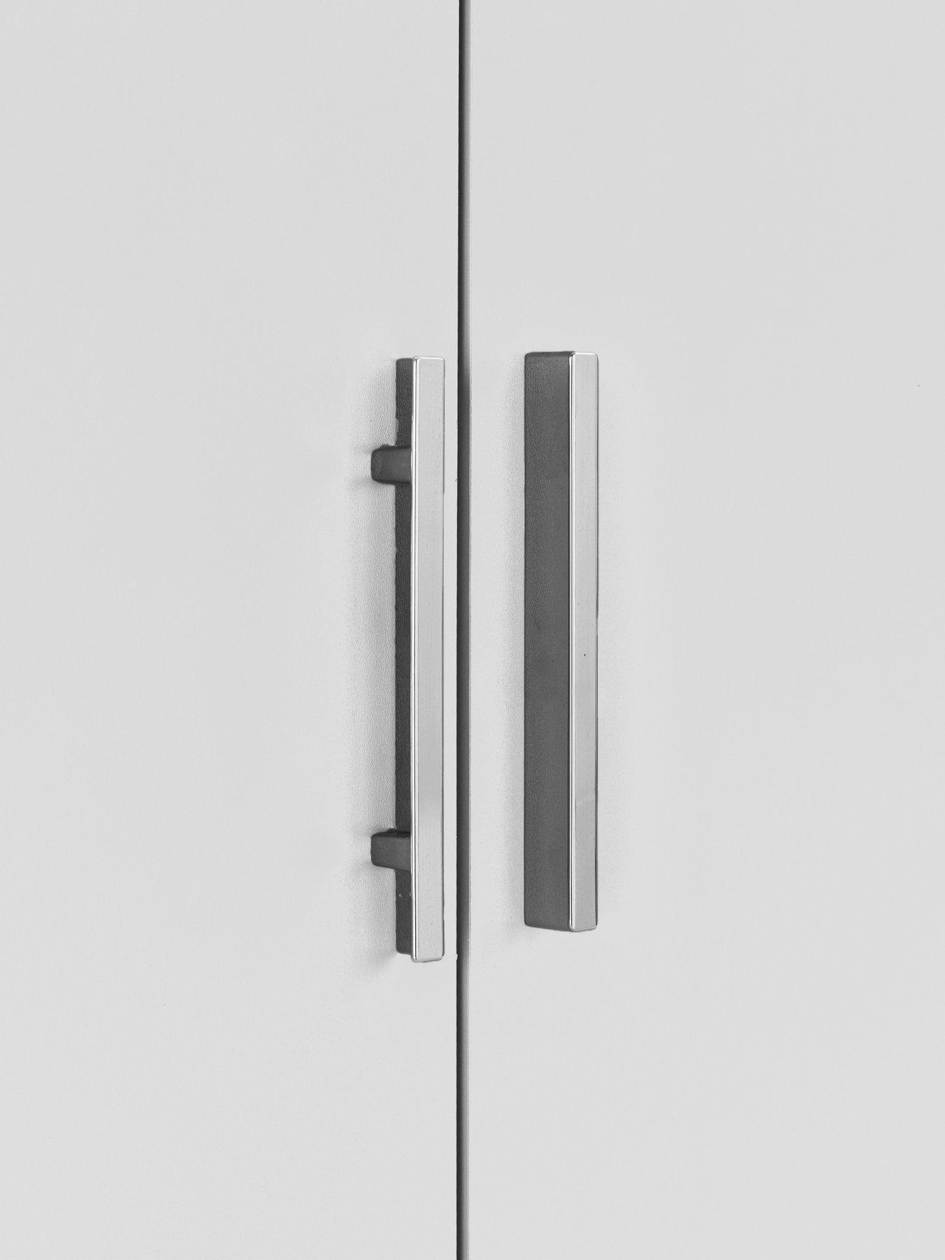 Image 5 of 7 of The Very Collection Panama 2 Door, 1 Drawer Wardrobe - White - FSC&reg; Certified