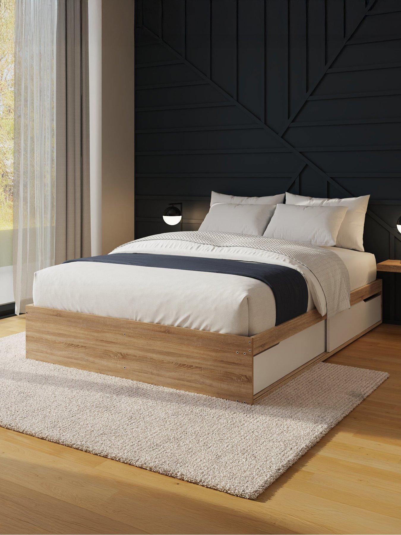Image 4 of 7 of GFW Kai Platform With Sliding Door Bed with Mattress Options (Buy&amp; SAVE!)