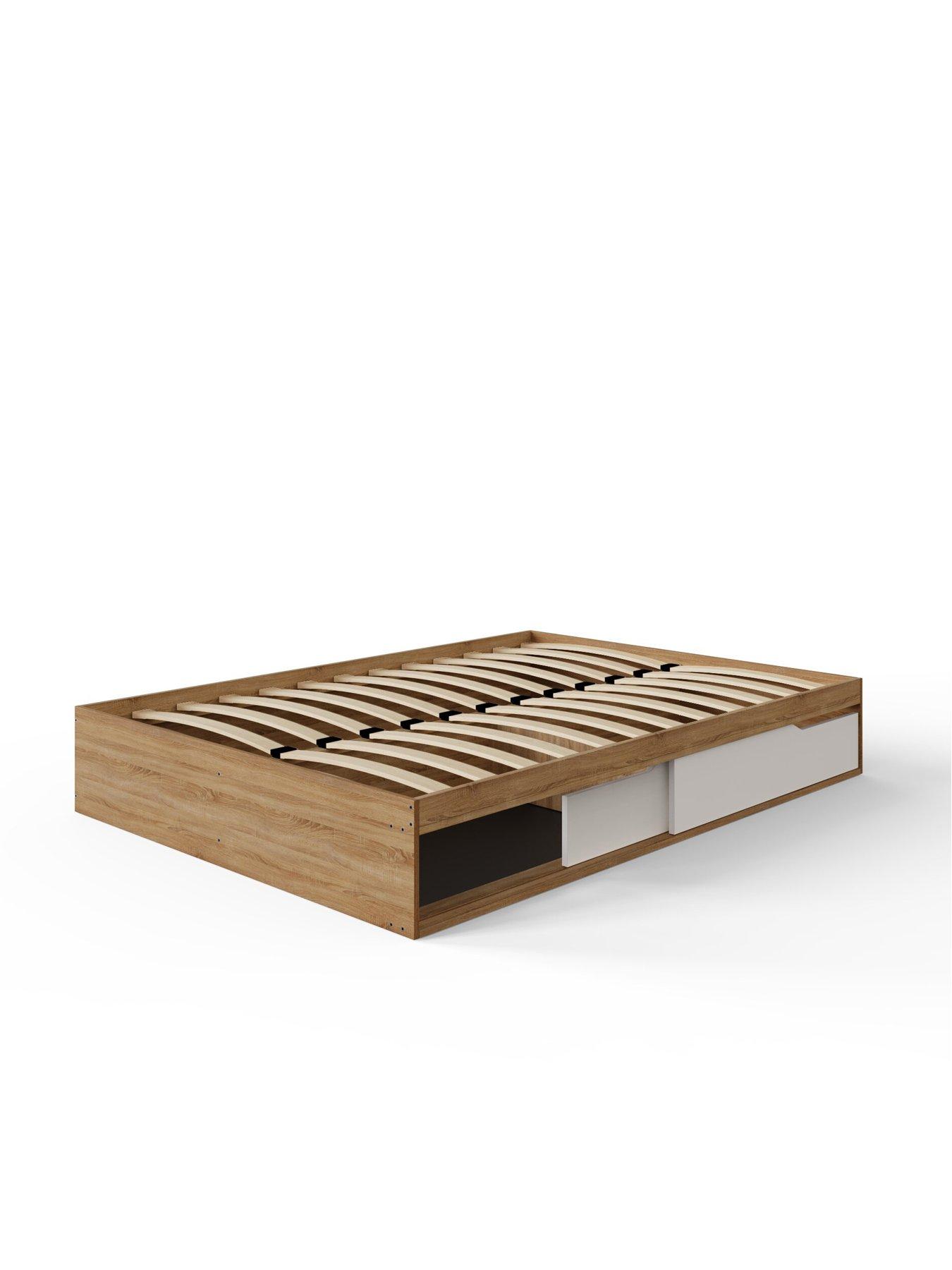 Image 5 of 7 of GFW Kai Platform With Sliding Door Bed with Mattress Options (Buy&amp; SAVE!)