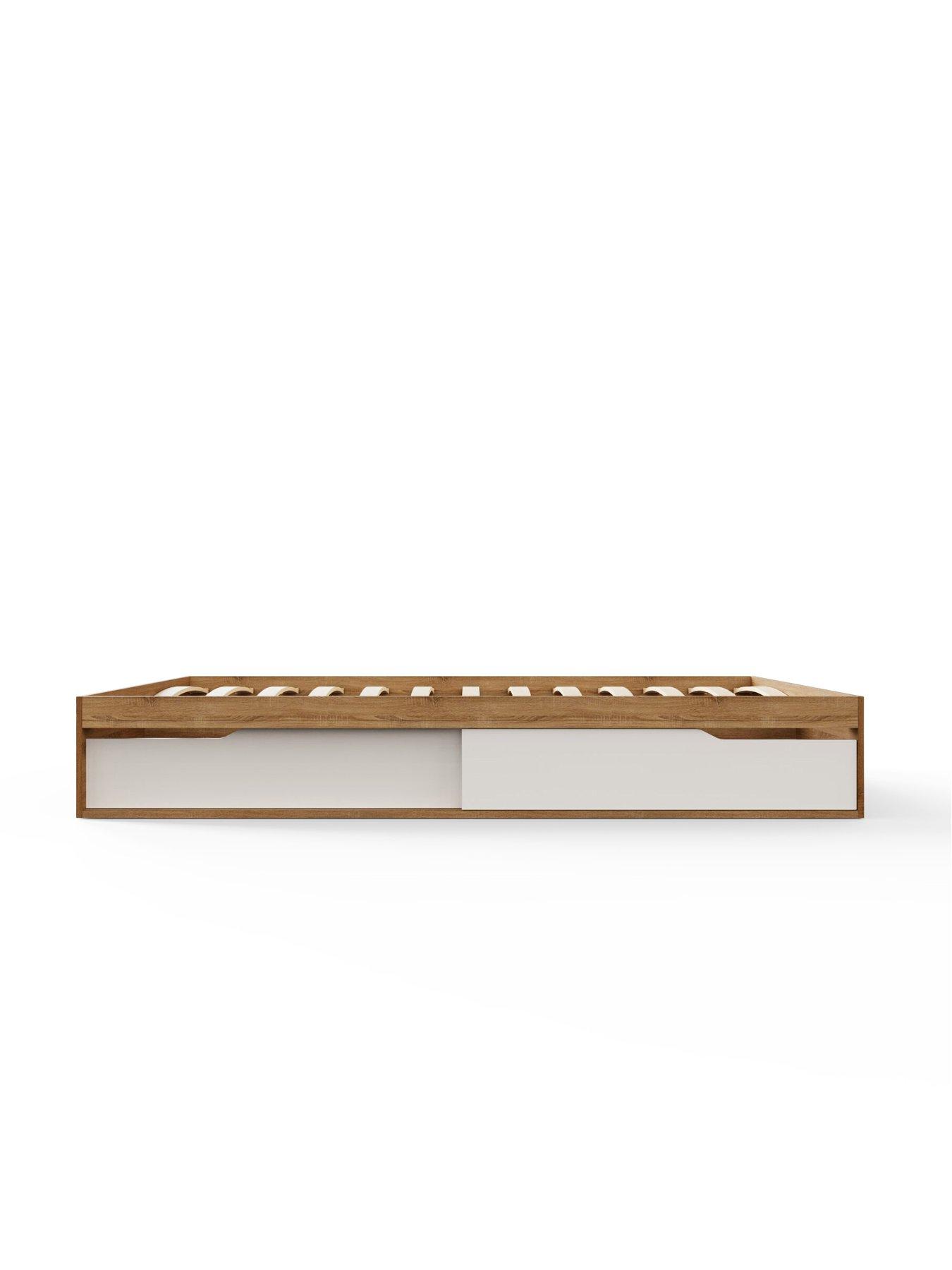 Image 6 of 7 of GFW Kai Platform With Sliding Door Bed with Mattress Options (Buy&amp; SAVE!)