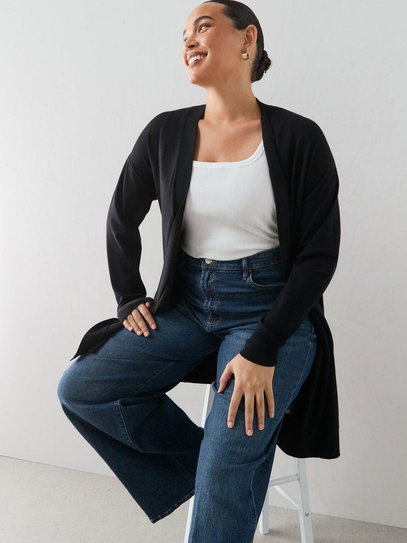 The Very Collection Curve Classic Comfort Edge To Edge Cardigan