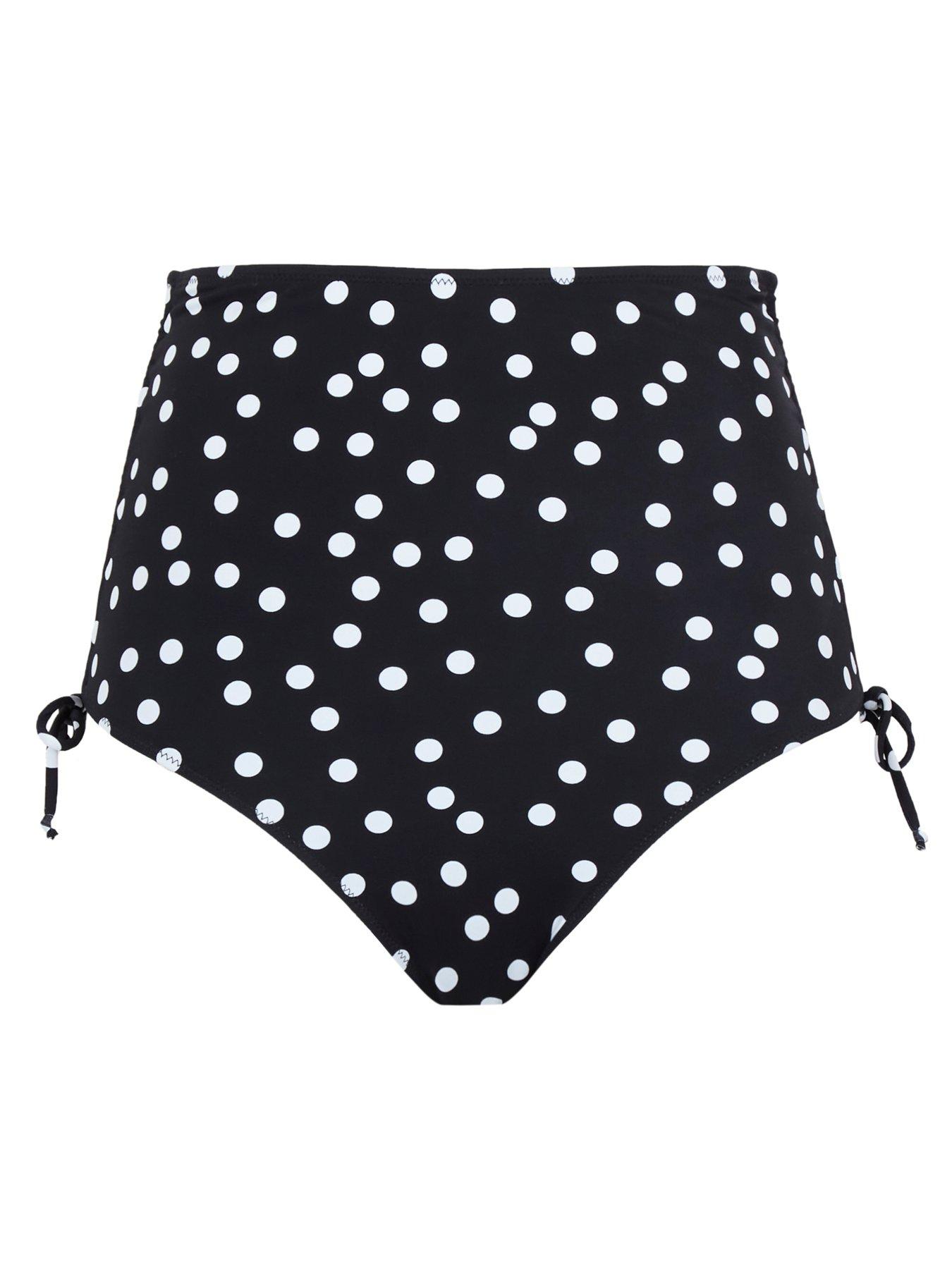 Image 6 of 6 of Panache Polka Dor Midi Bikini Brief