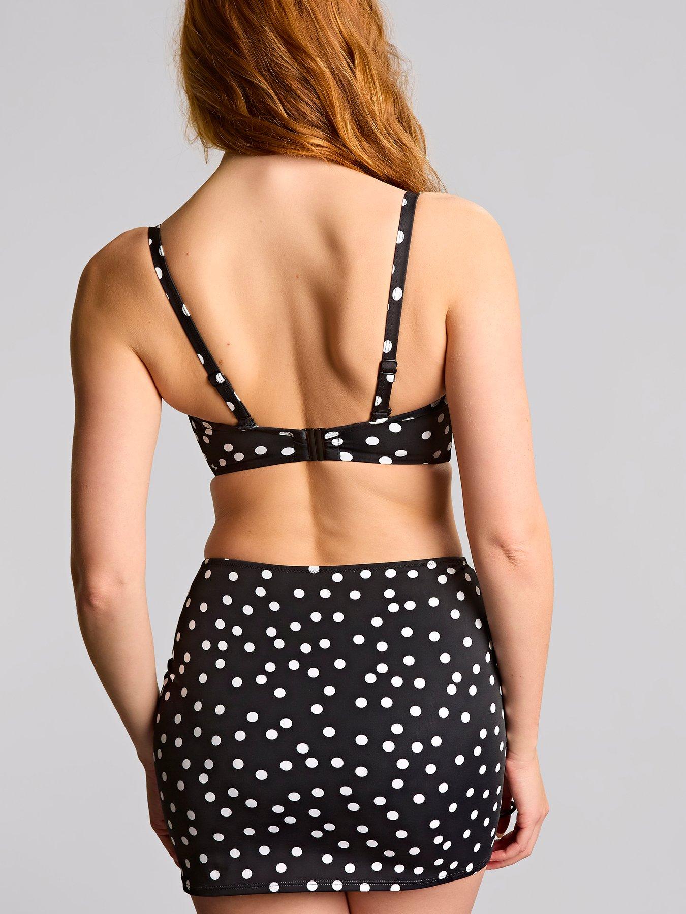  image of panache-panache-polka-dot-skirted-bikini-brief