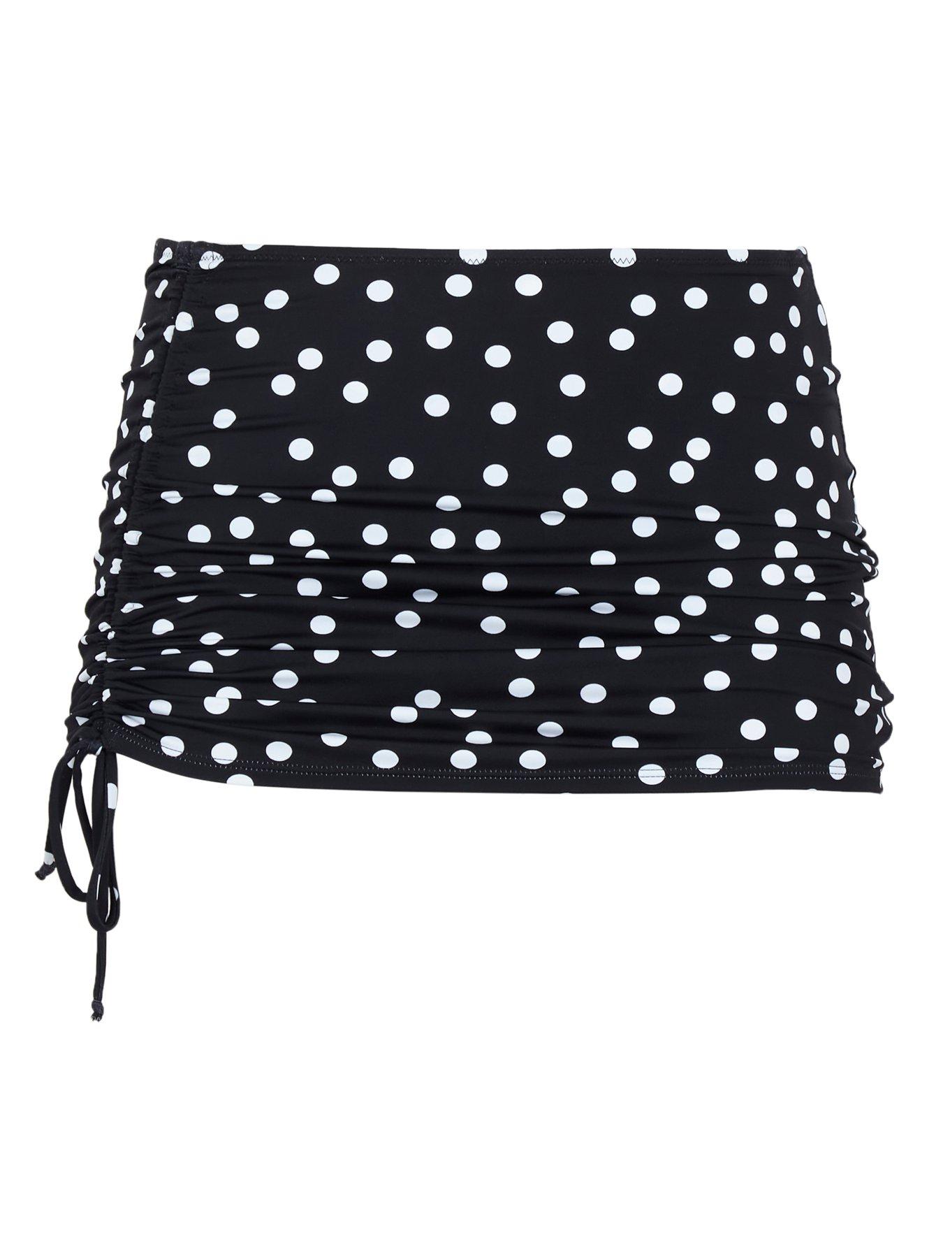 Image 6 of 6 of Panache Polka Dot Skirted Bikini Brief