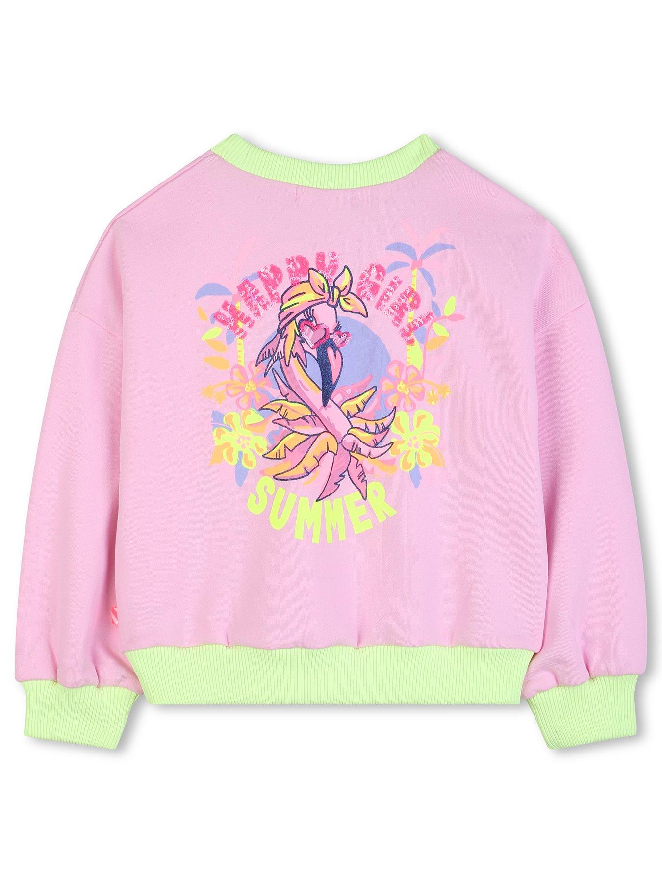 Image 1 of 3 of Billieblush Girls Sweat Top - Pink