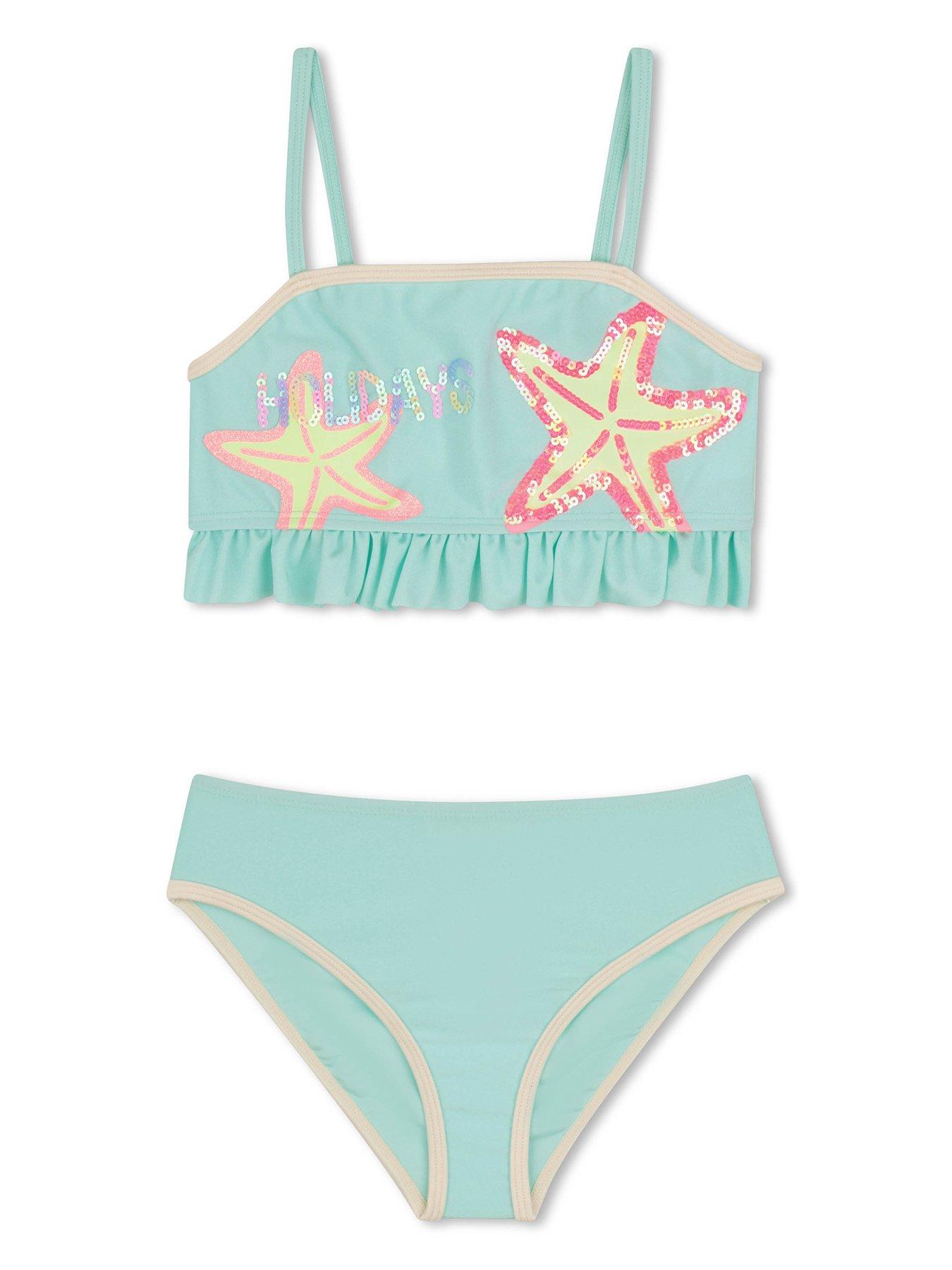 Billieblush Girls Sequin Bikini - Green