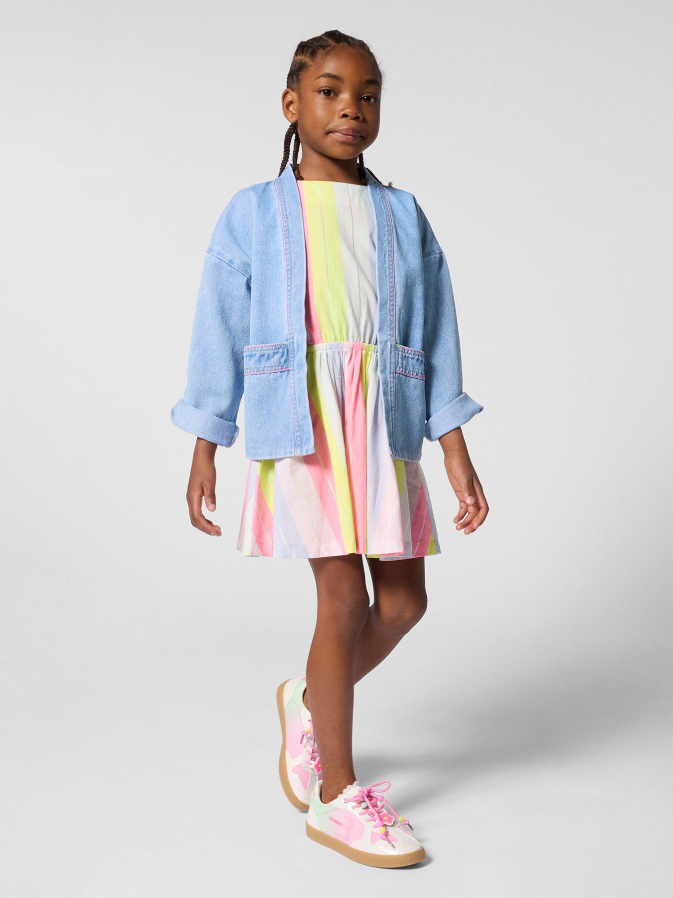 Billieblush Girls Stripe Dress - Multi