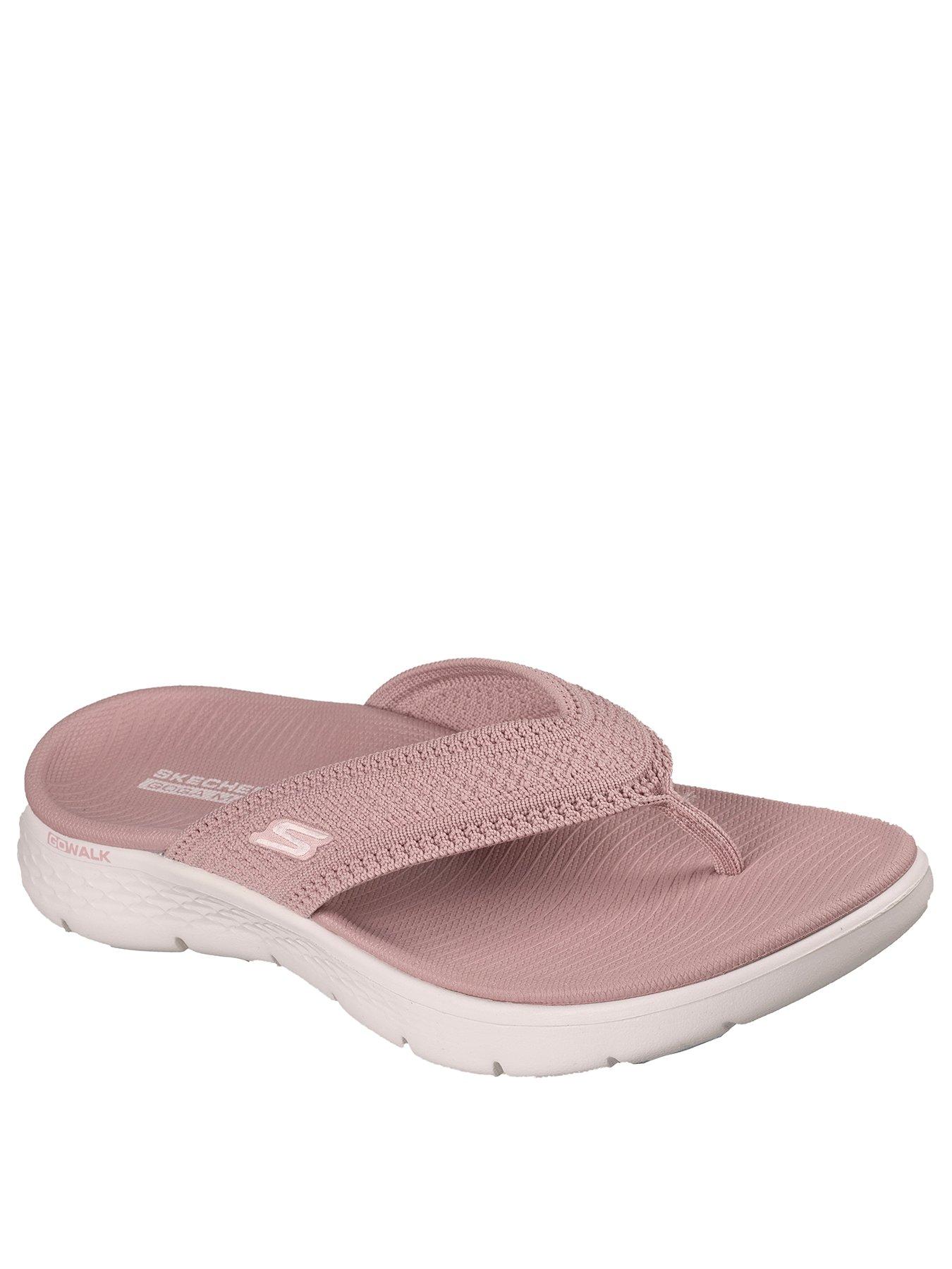 Image 2 of 3 of Skechers Go Walk Flex Sandal - Pink
