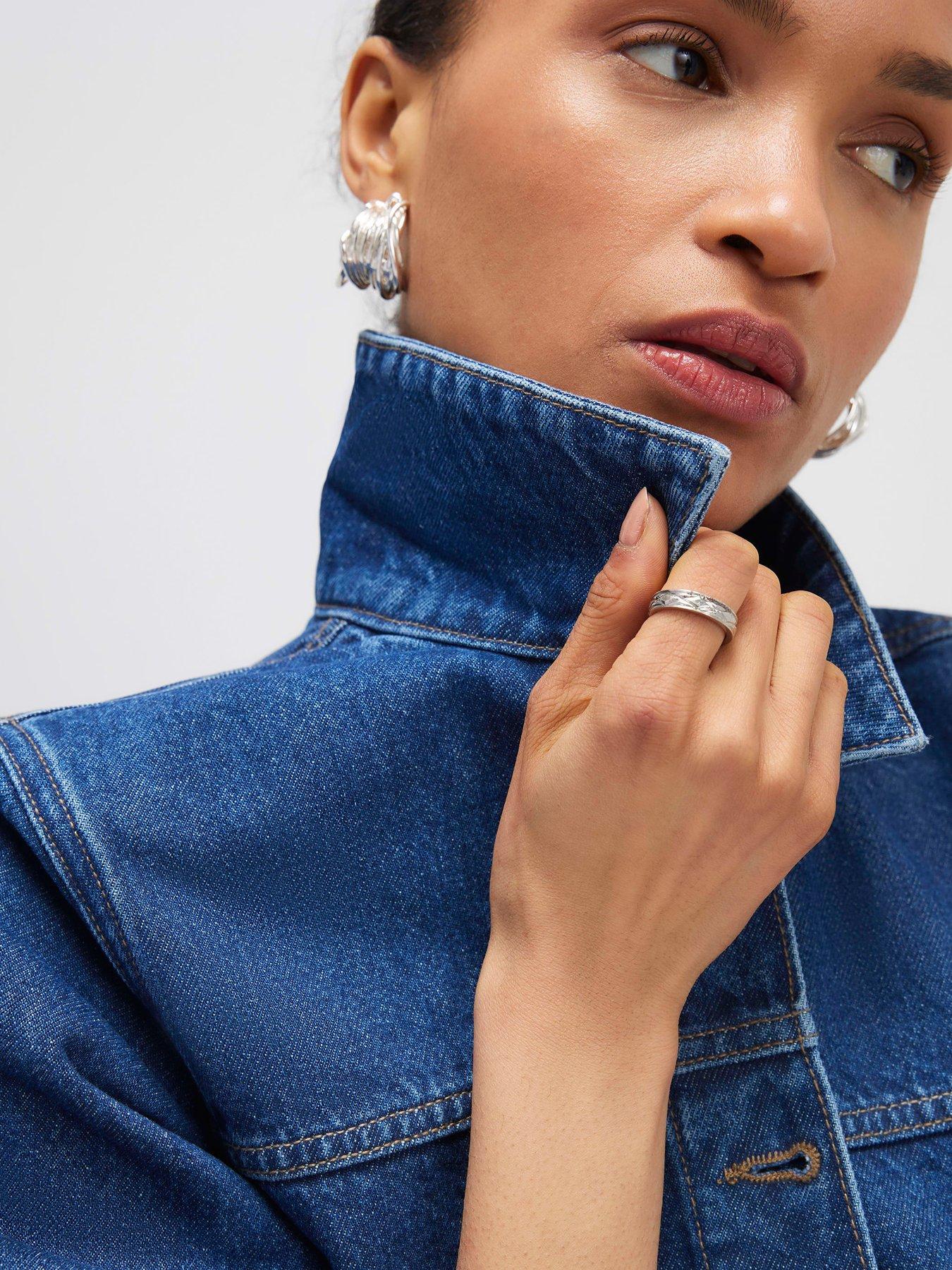 Image 4 of 4 of River Island Solero Button Through Dress - Blue