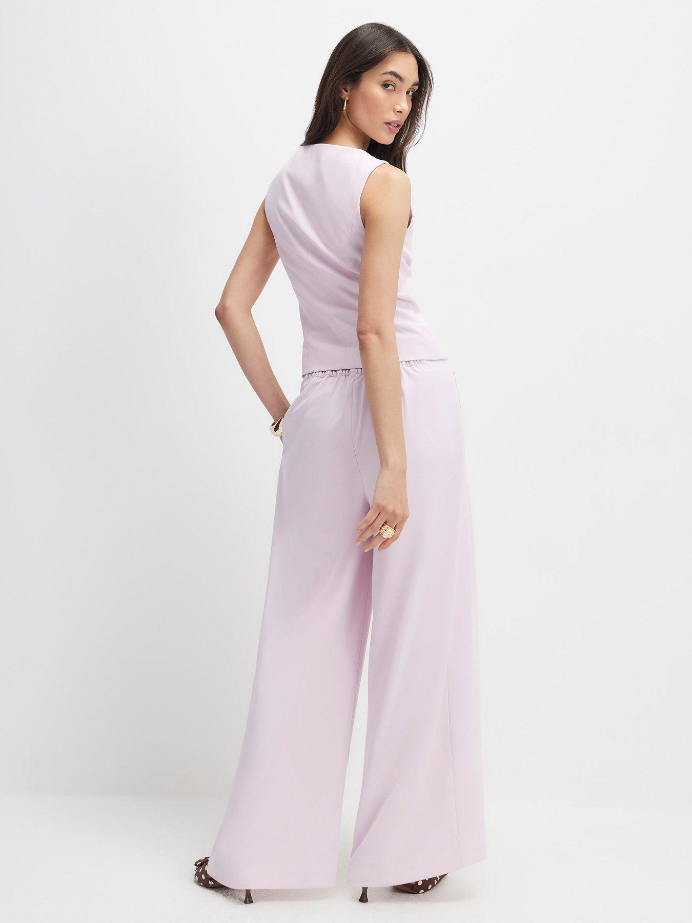 stillFront image of river-island-core-epp-wide-leg-trouser-pink