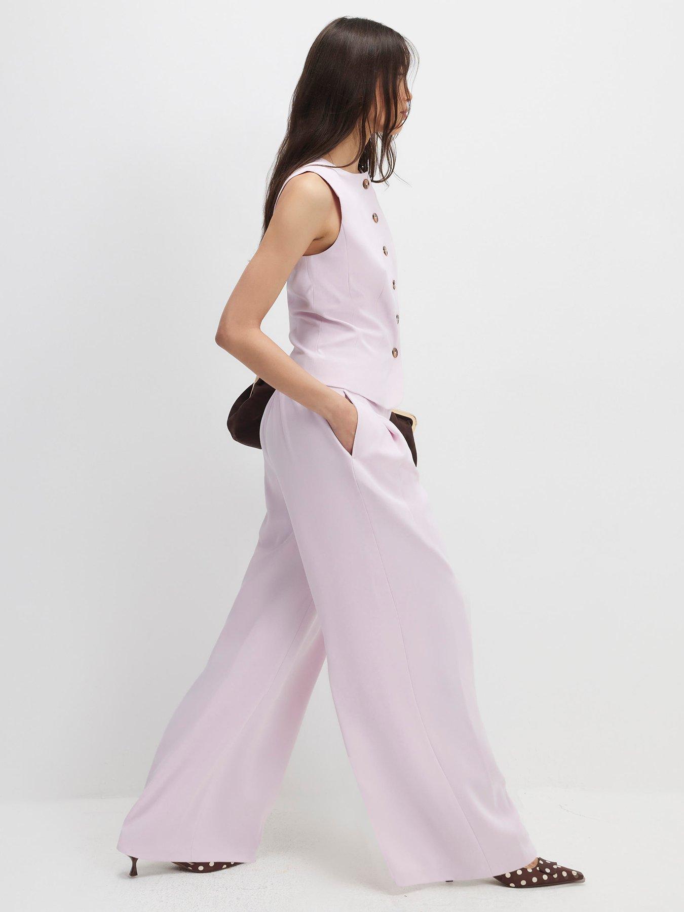  image of river-island-core-epp-wide-leg-trouser-pink