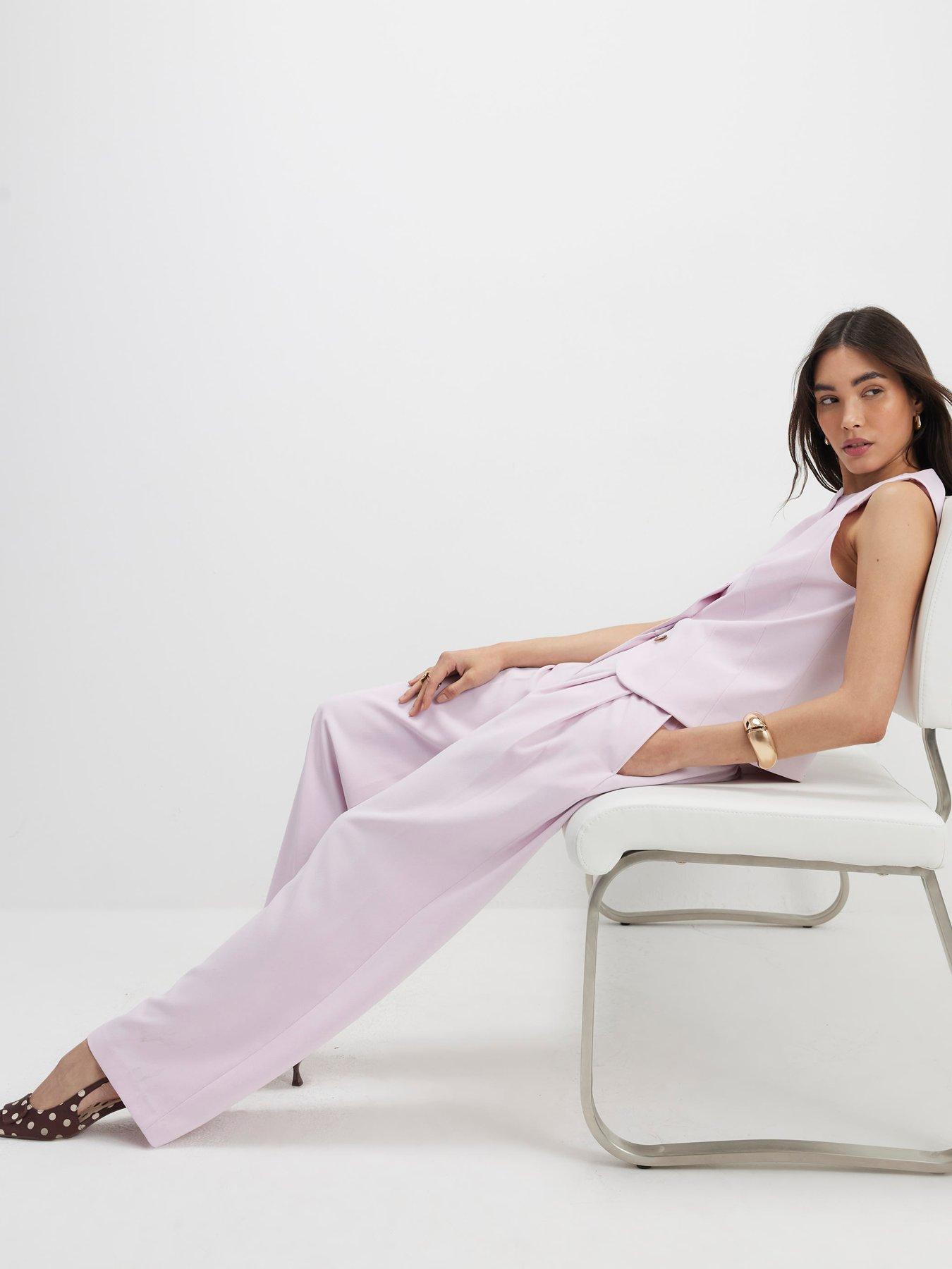  image of river-island-core-epp-wide-leg-trouser-pink