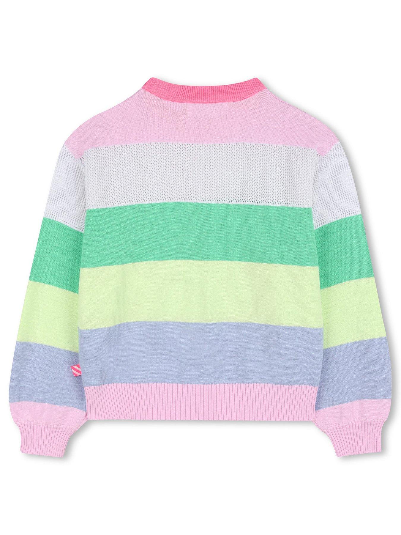 Image 3 of 4 of Billieblush Girls Stripe Jumper - Multi