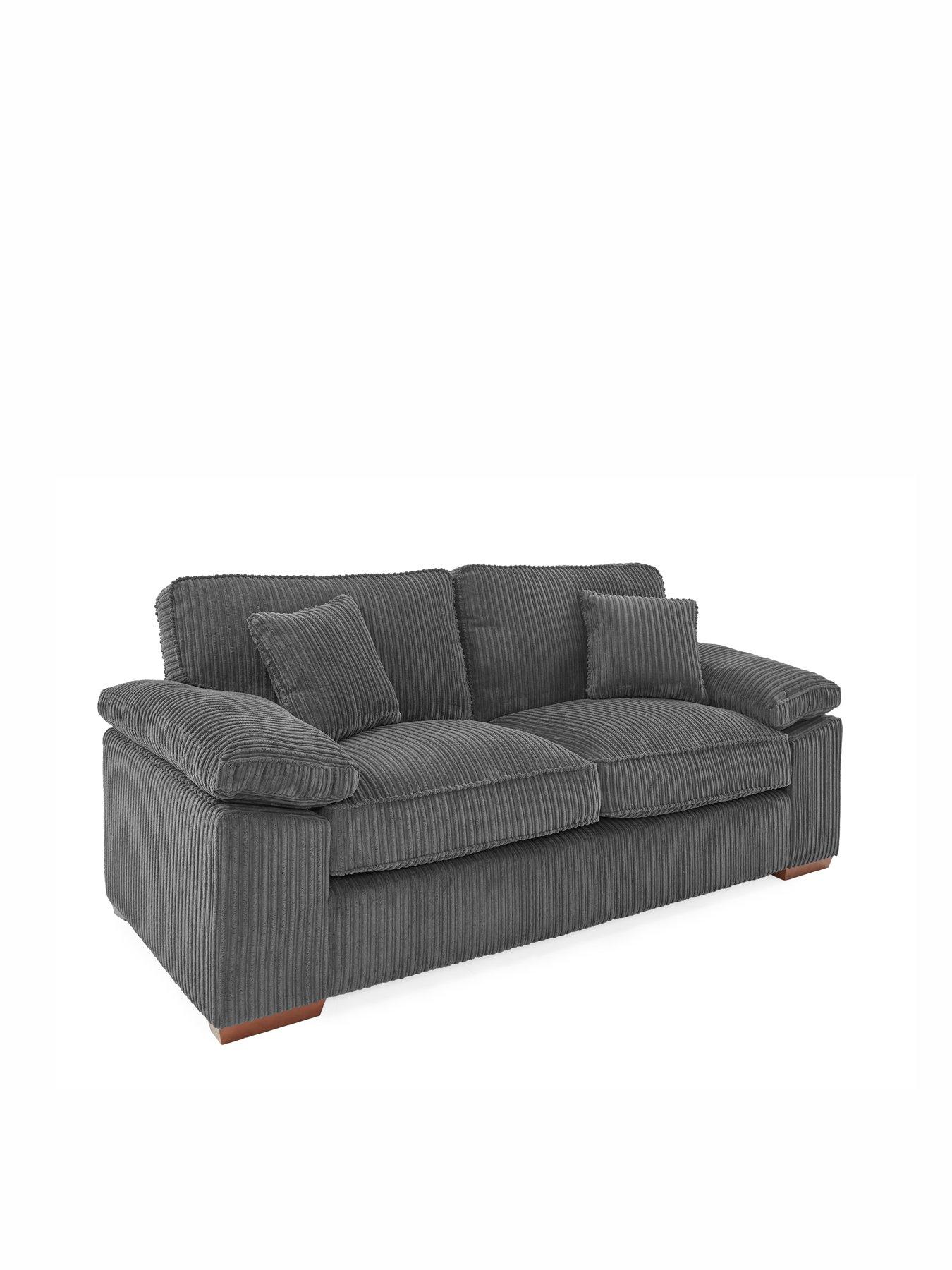 Image 3 of 6 of The Very Collection Parker 3 Seater Fabric Sofa + Chair