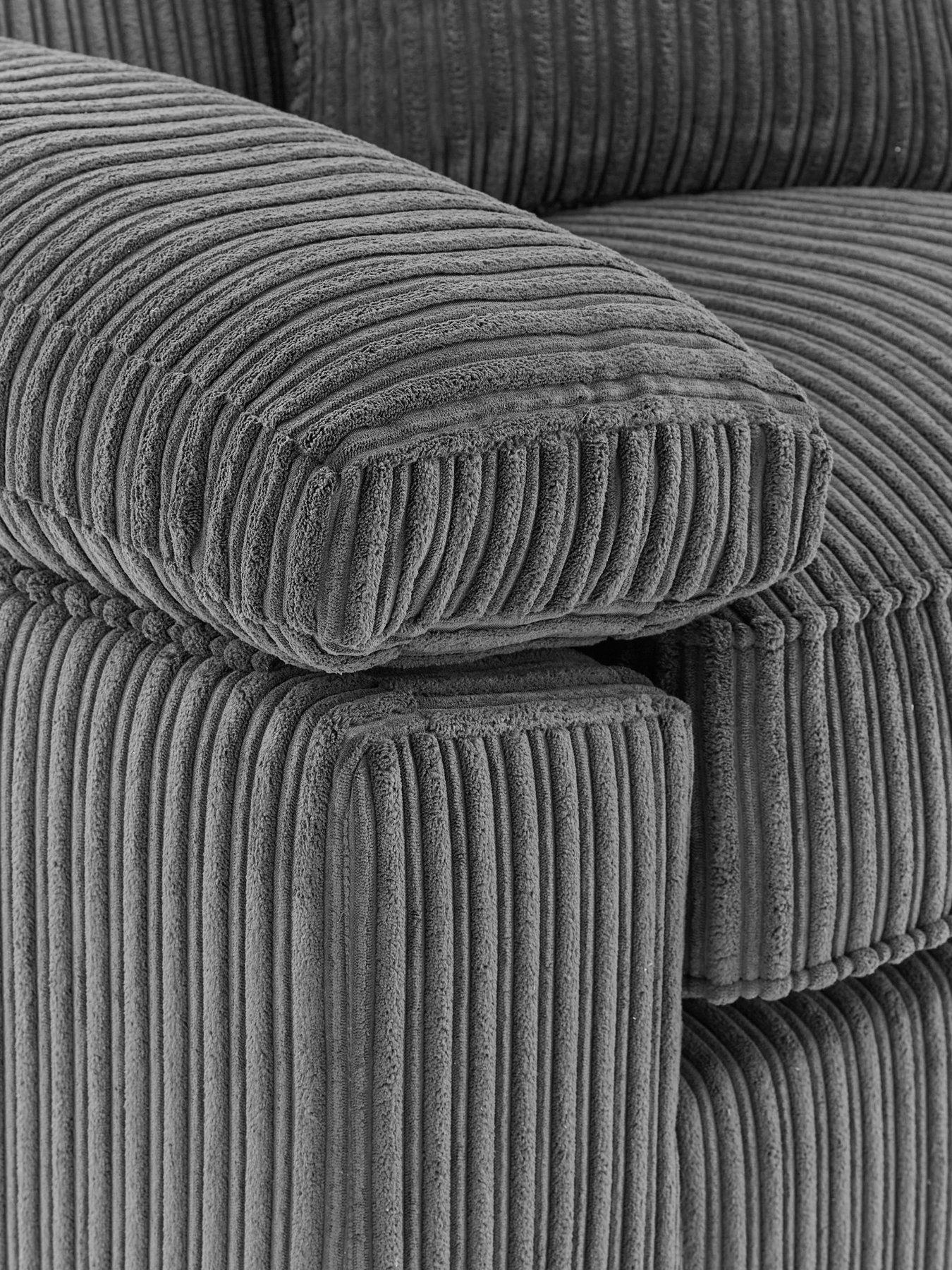 Image 6 of 6 of The Very Collection Parker 3 Seater Fabric Sofa + Chair