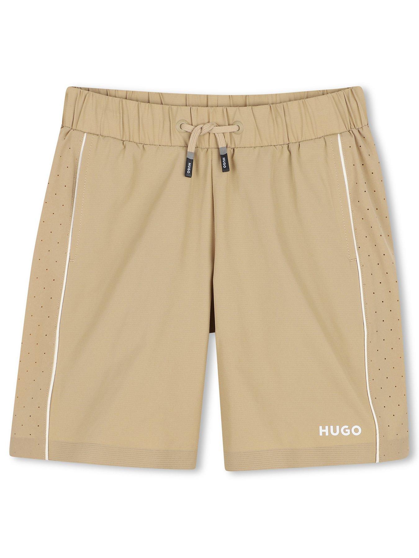 hugo-boys-shorts-beige