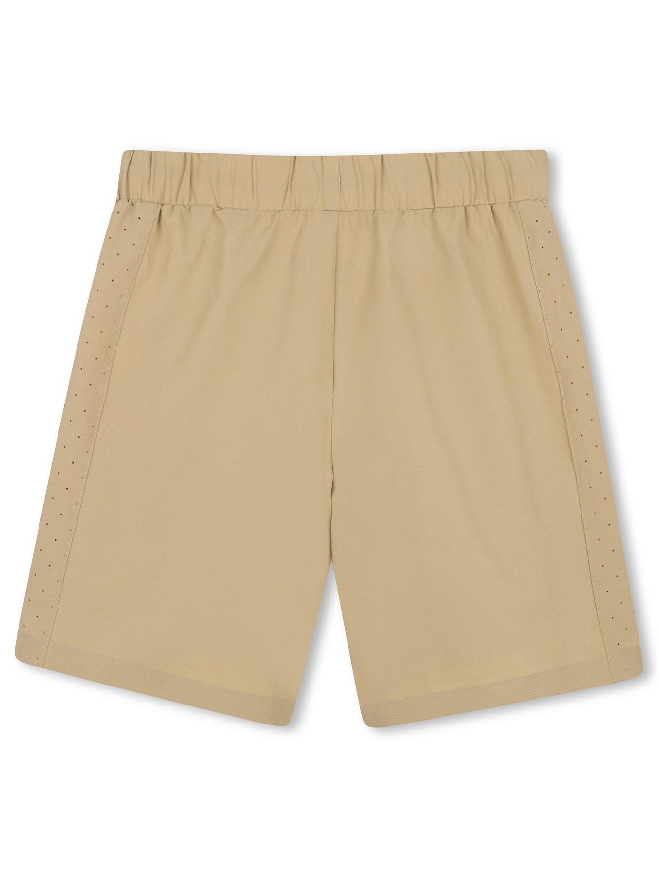 back image of hugo-boys-shorts-beige