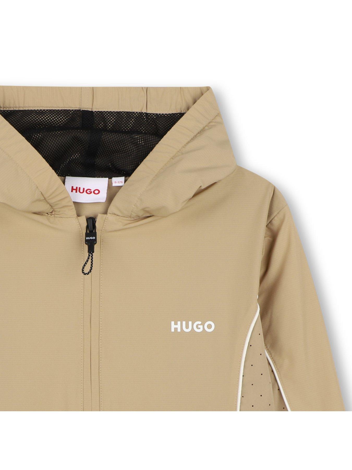 Image 4 of 4 of HUGO Boys Hooded Jacket - Beige