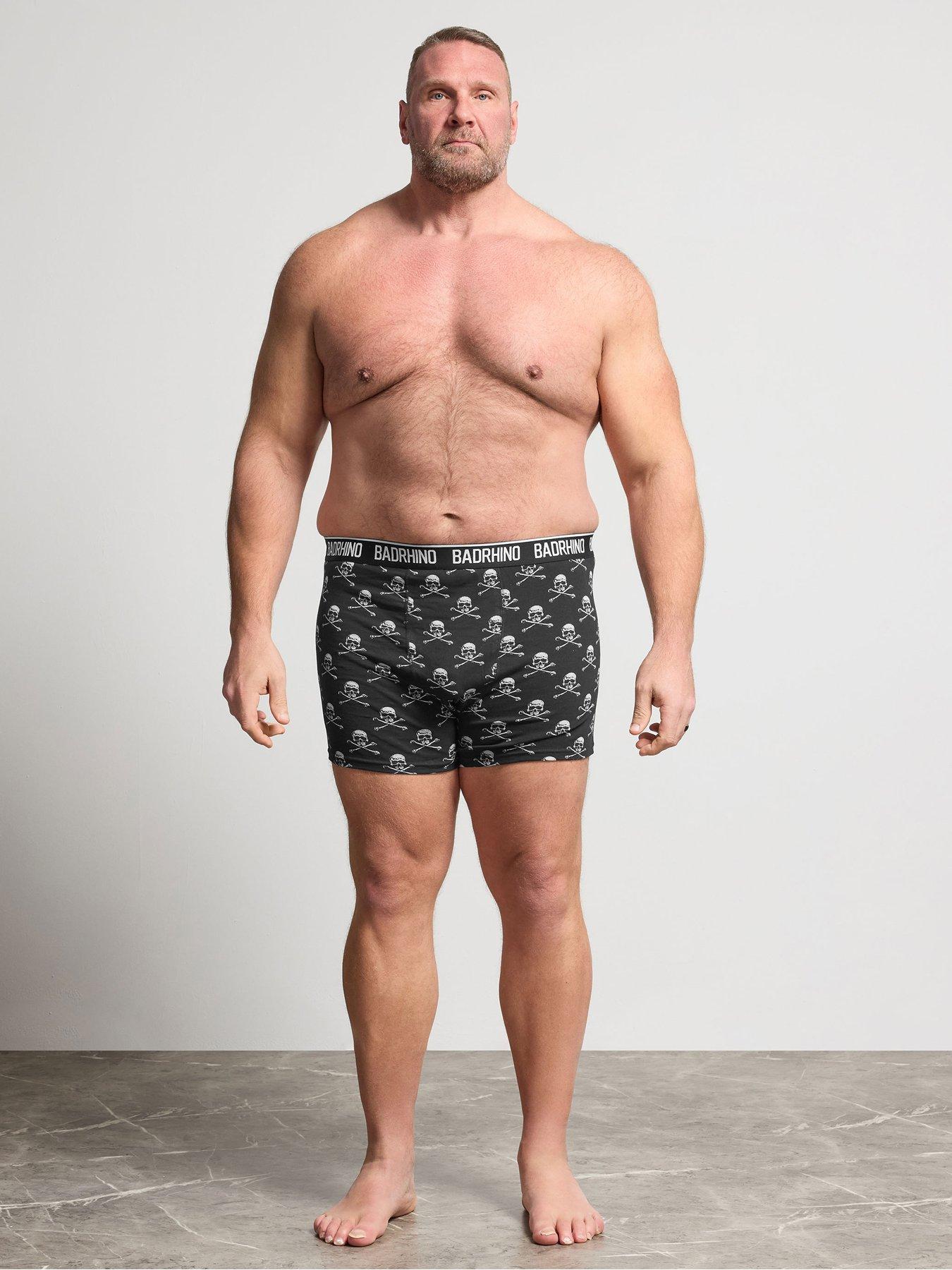 Image 2 of 4 of BadRhino 3 Pack Skull Boxer - Black