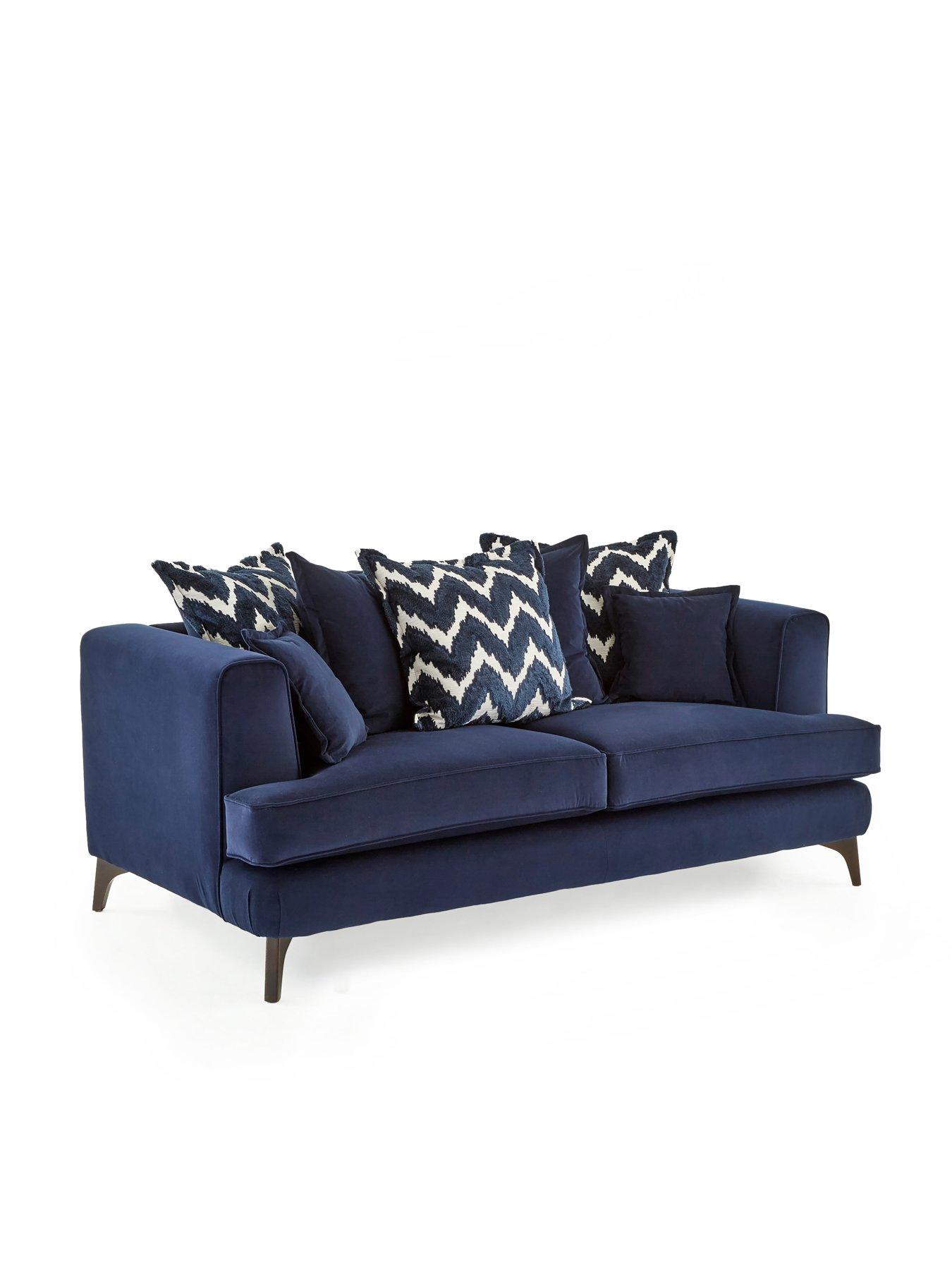 Image 3 of 7 of The Very Collection Mayfair 3 Seater Fabric Sofa + Snuggle Chair