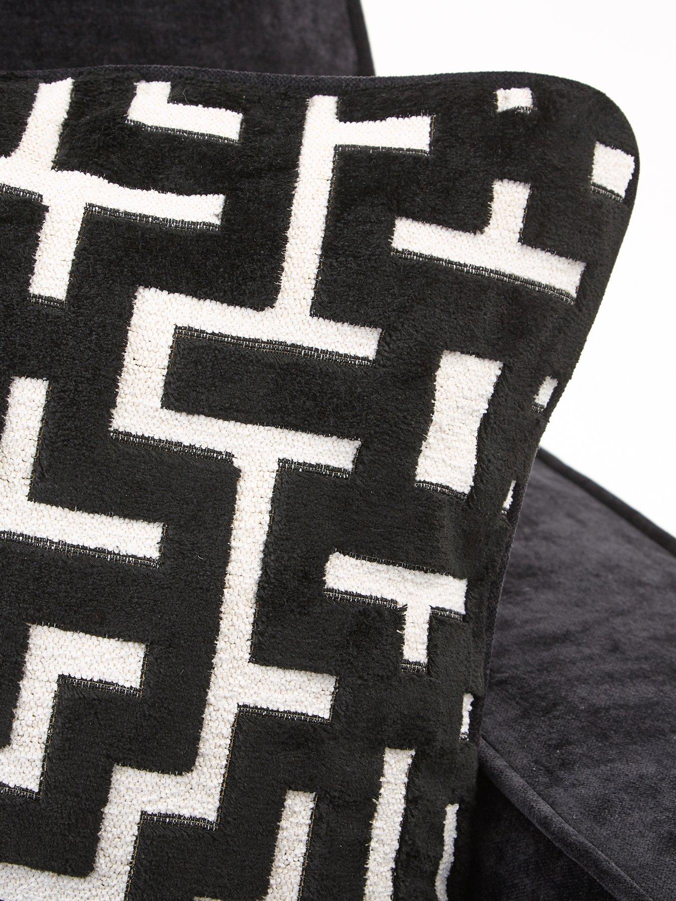 Image 7 of 7 of The Very Collection Monaco 3 Seater Fabric Sofa + Chair