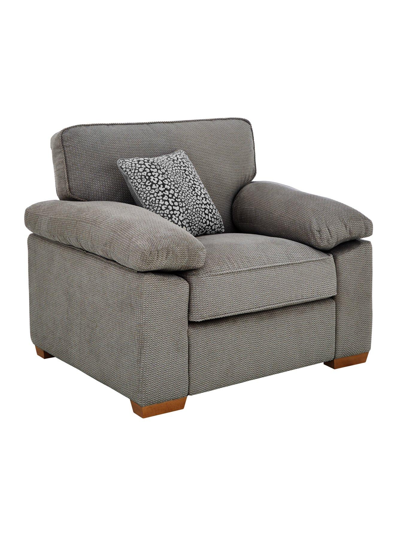 Image 3 of 4 of The Very Collection Dexter 3 Seater Fabric Sofa + Chair