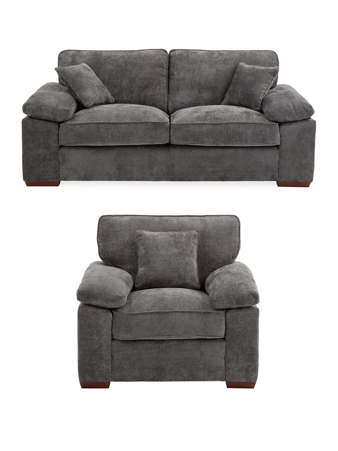 Image 2 of 6 of The Very Collection Tuscany 3 Seater Sofa + Chair