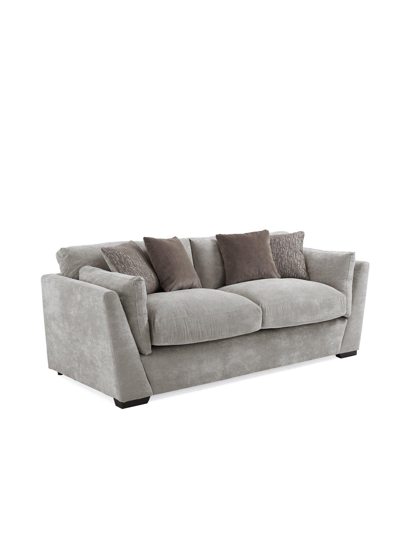 Image 2 of 6 of The Very Collection Lexington 3 Seater Fabric Sofa + Chair
