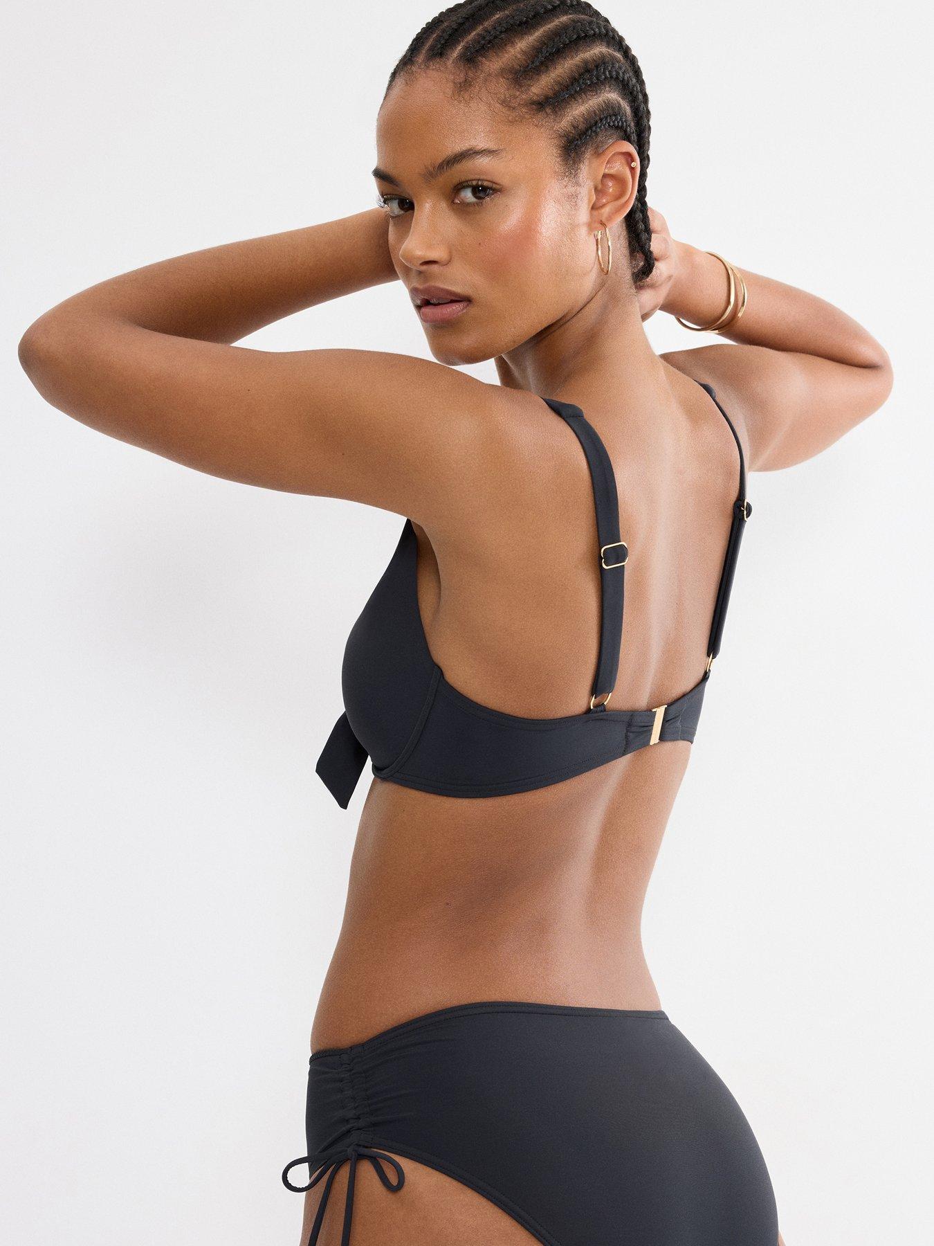 image of triumph-summer-twist-wired-bikini-top-black