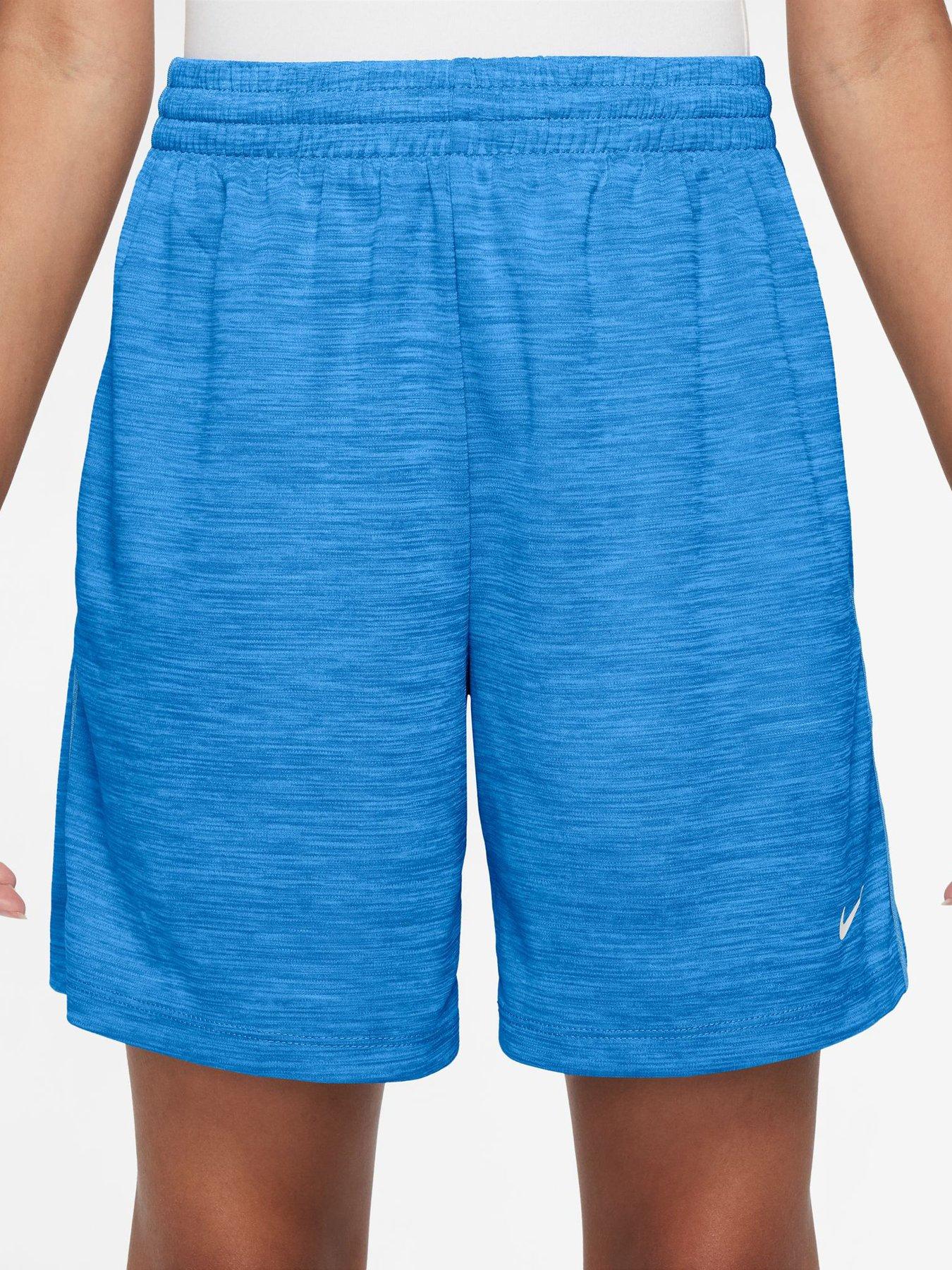 Nike Older Boys Training Dri-FIT Shorts - Blue
