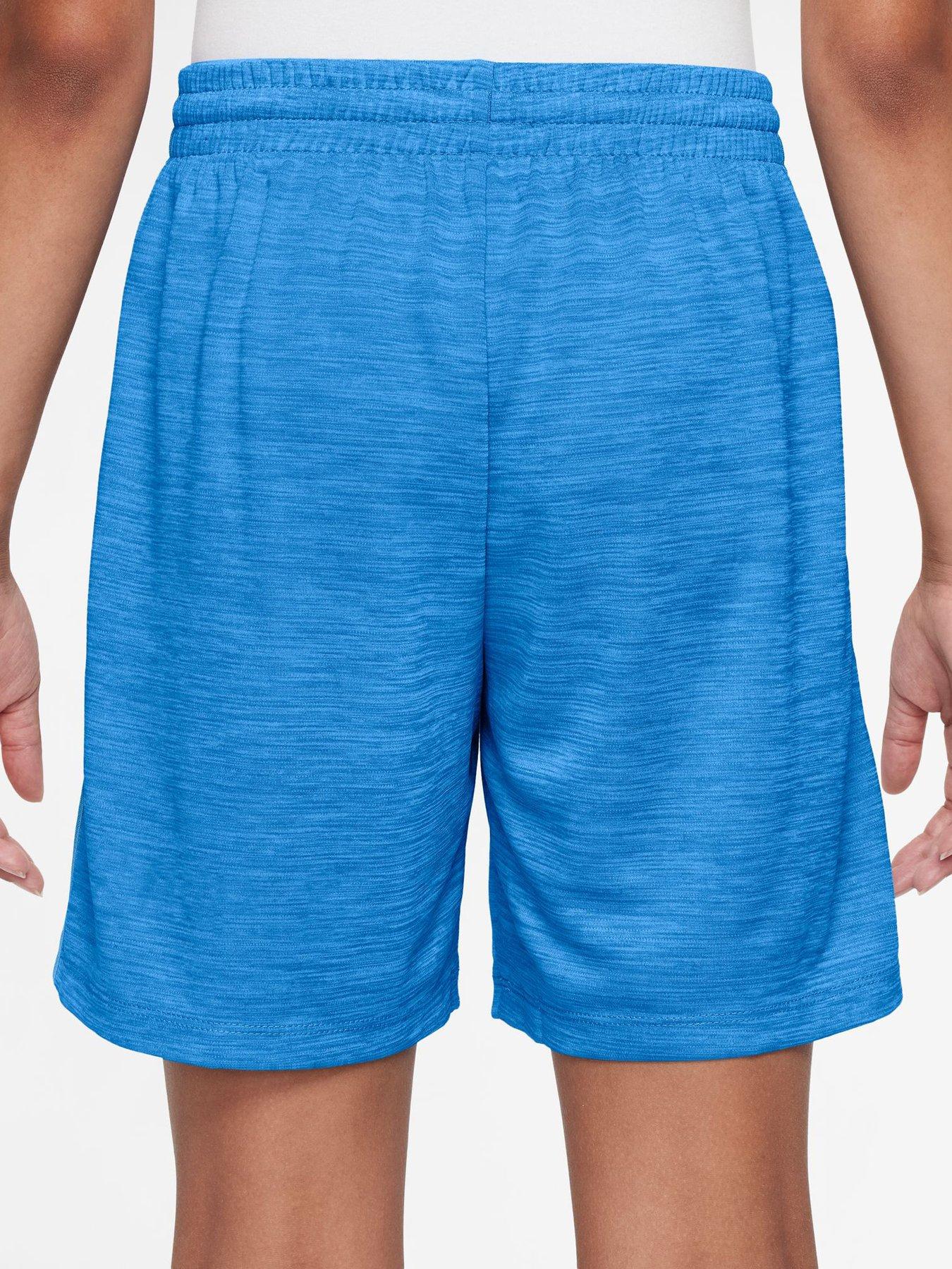 Image 2 of 4 of Nike Older Boys Training Dri-FIT Shorts - Blue