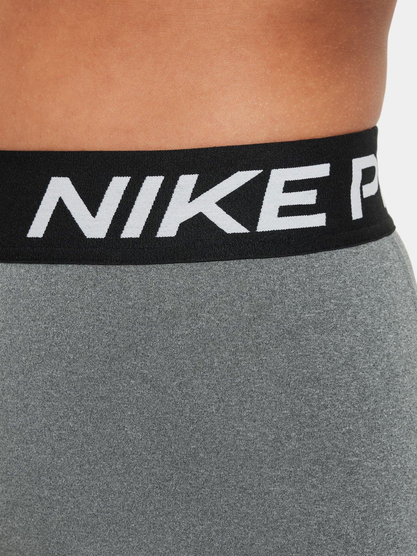 Image 4 of 6 of Nike Older Girls Training Leggings - Grey