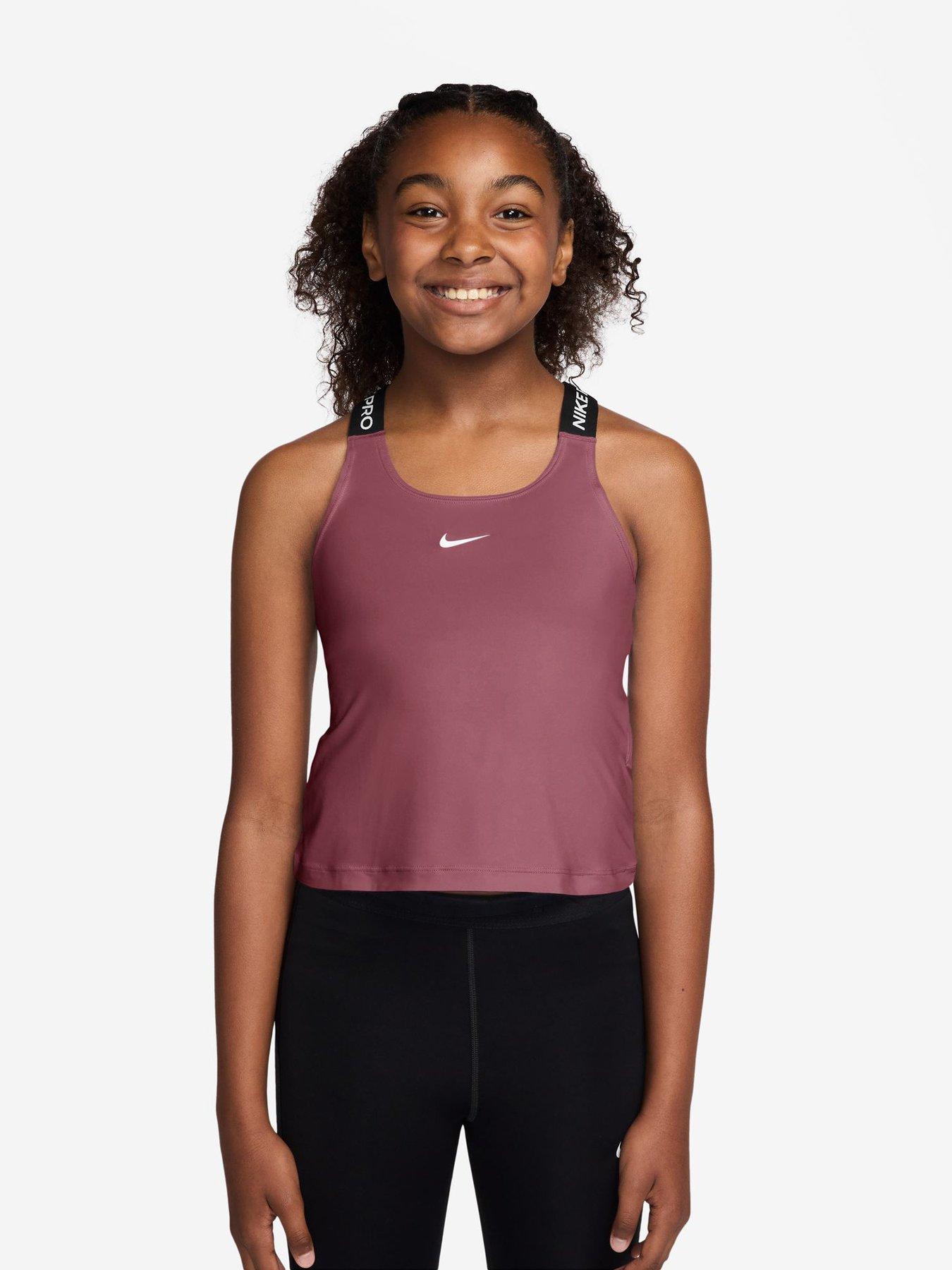 Nike Older Girls Training Dri-FIT Tank Top - Pink