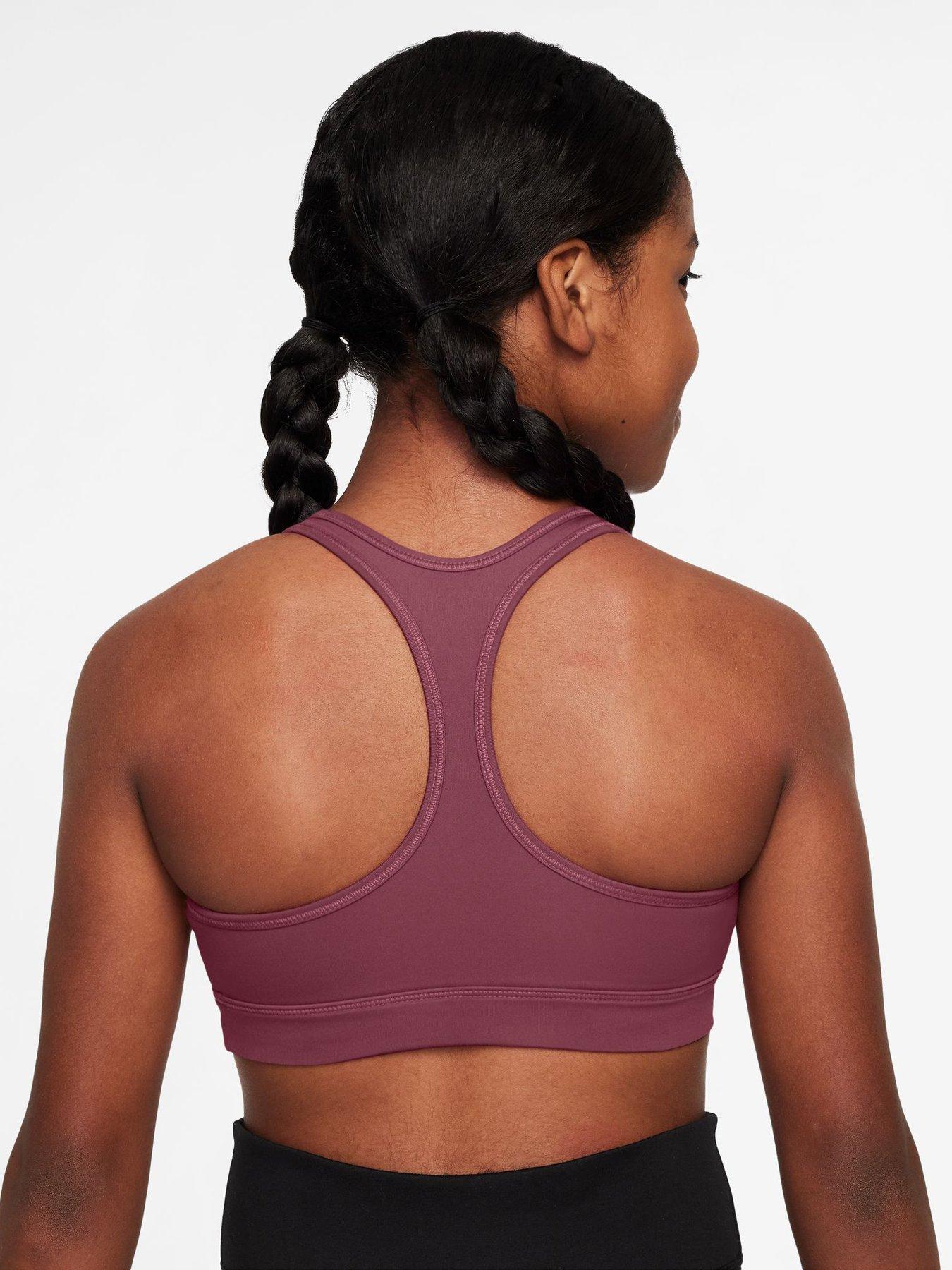 Image 2 of 3 of Nike Older Girls Training Sports Bra - Pink