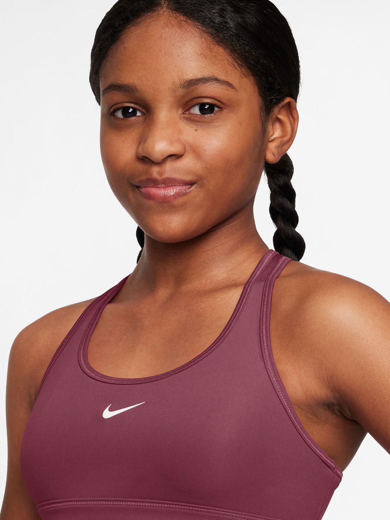 Image 3 of 3 of Nike Older Girls Training Sports Bra - Pink