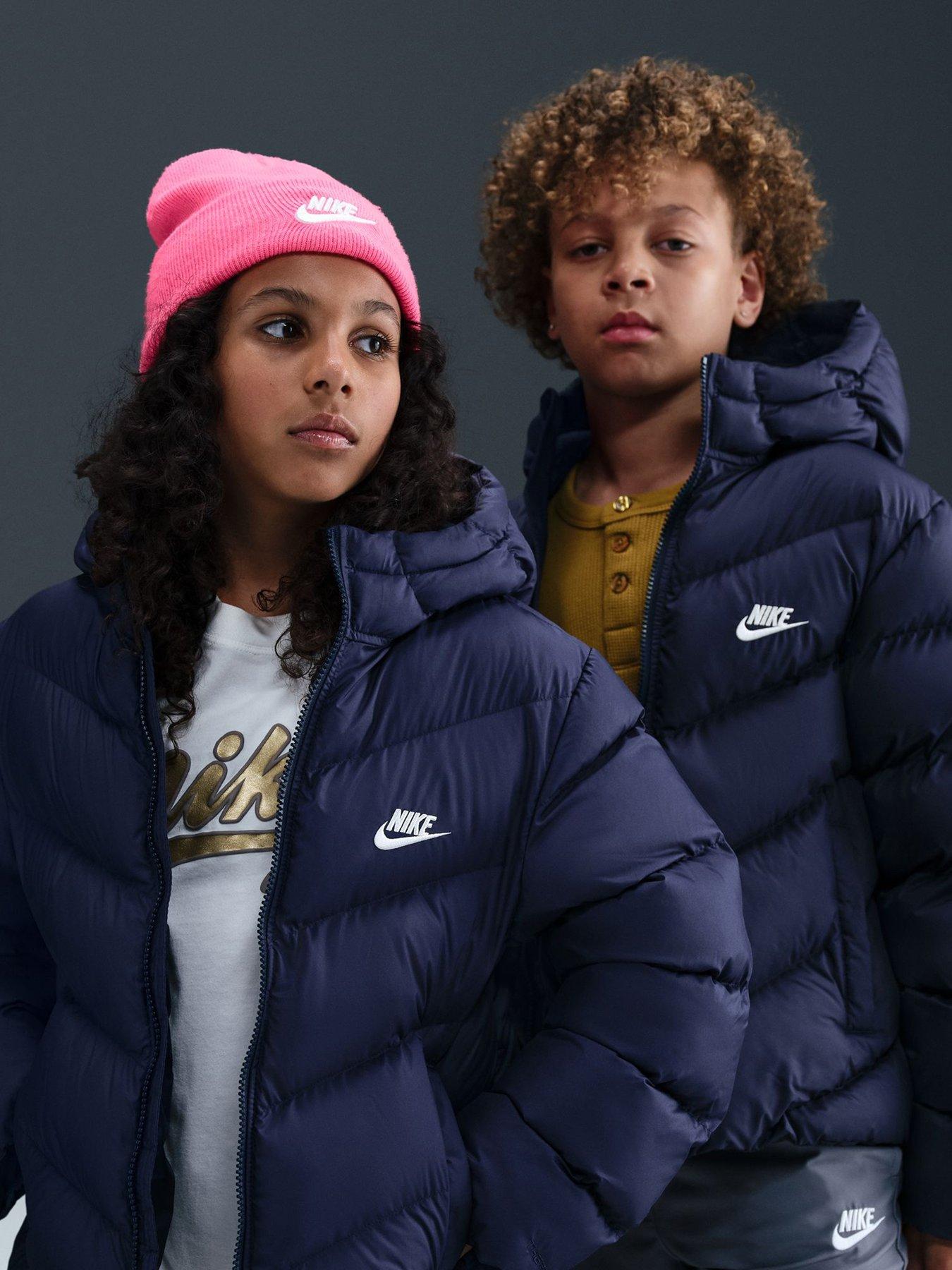 Nike Older Kids' Therma-FIT Loose-Fit Puffer Jacket - Midnight Navy