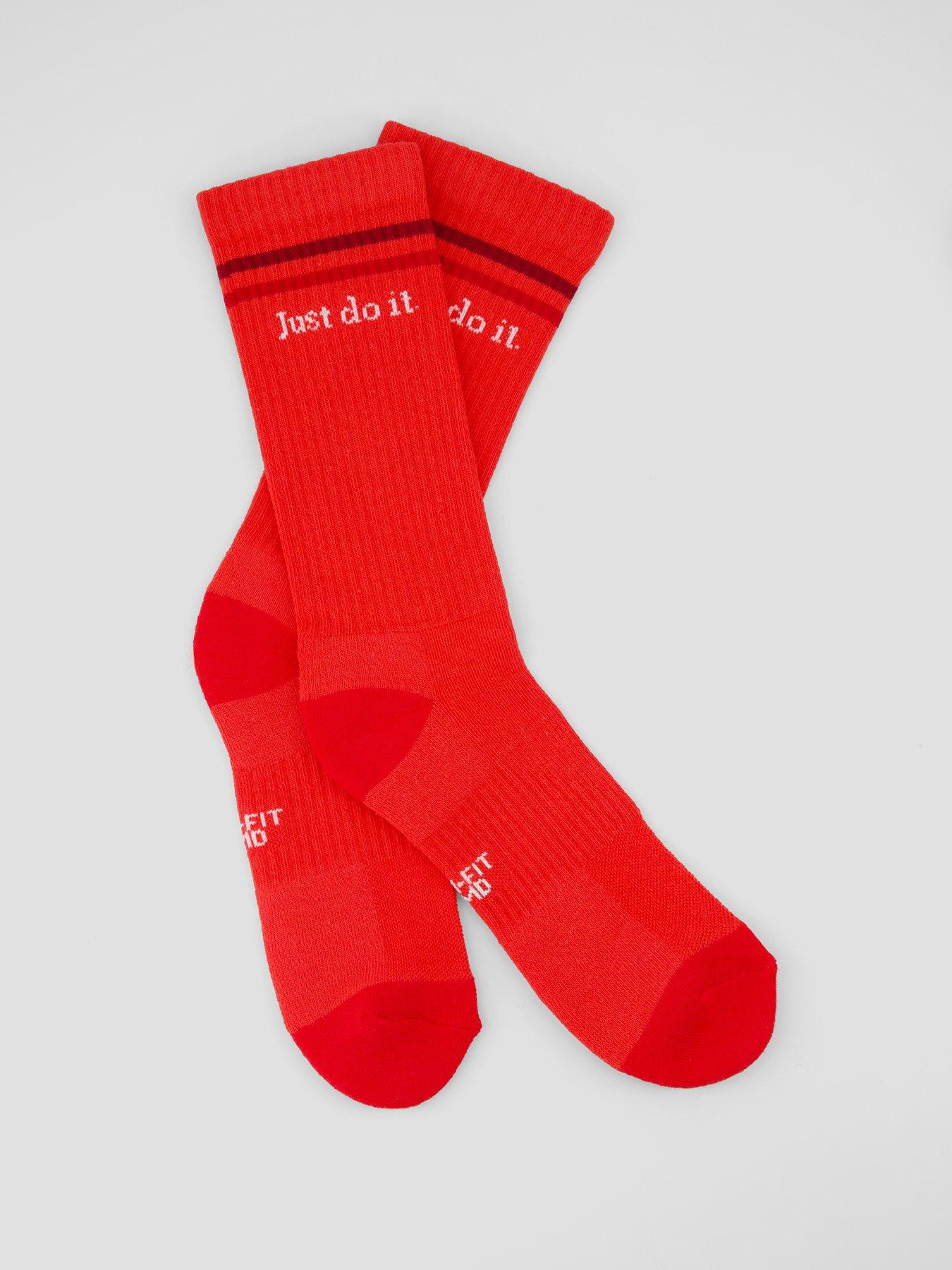 Image 2 of 3 of Nike Boys 6 Pack Ribbed Crew Sports Socks - Multi-Color