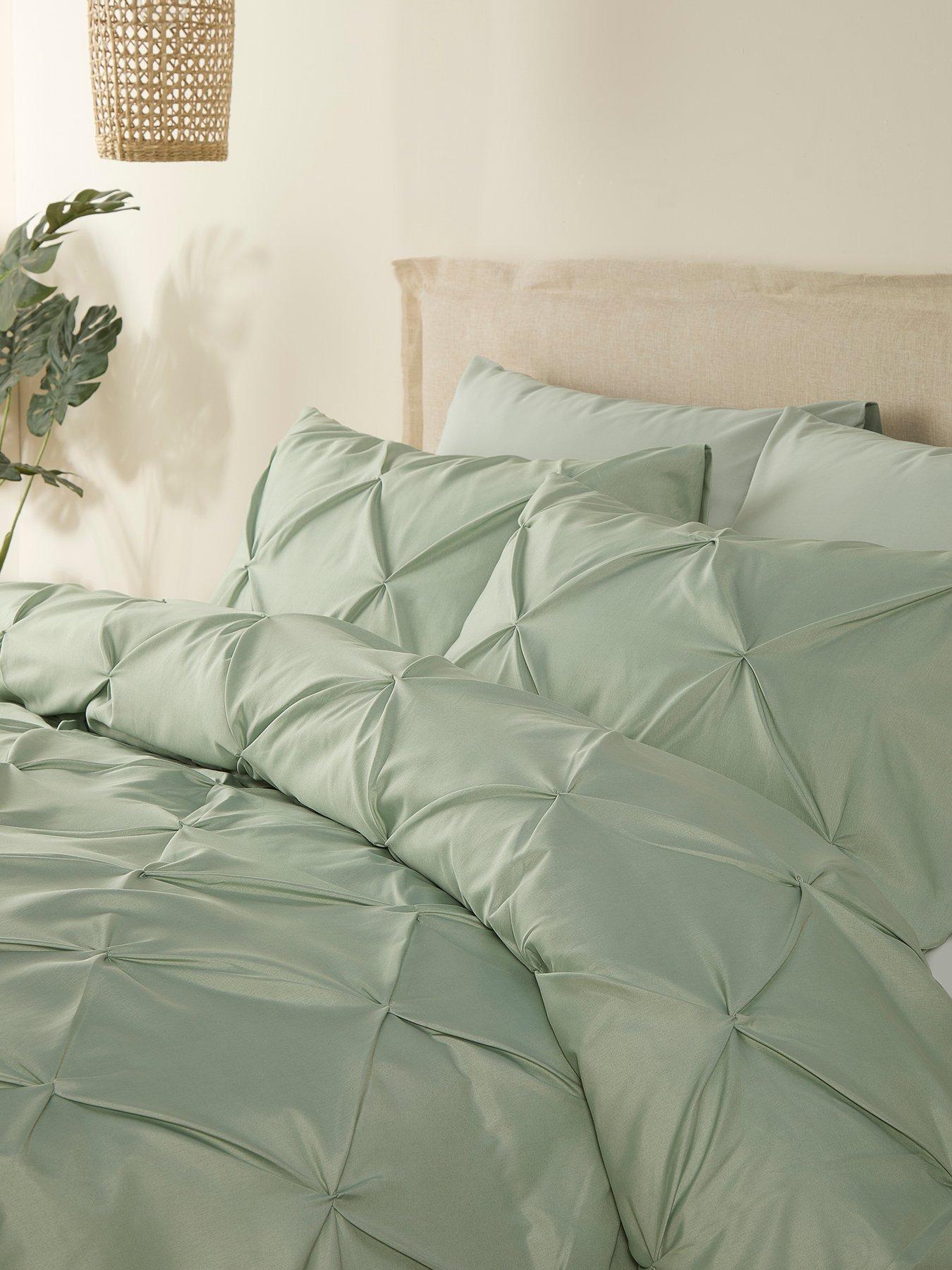 Image 3 of 3 of Serene Lara Duvet Cover Set In Steel