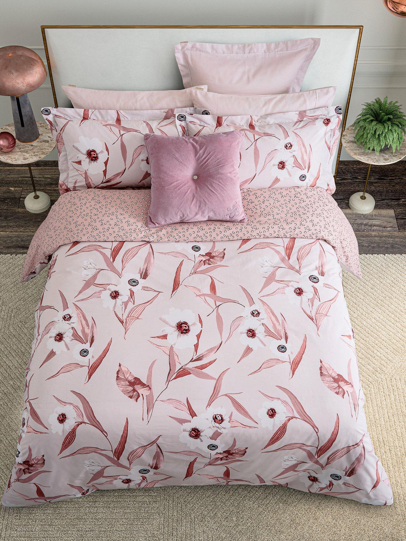 Image 3 of 5 of Ted Baker Cabana Cover Set 100% Cotton Pink
